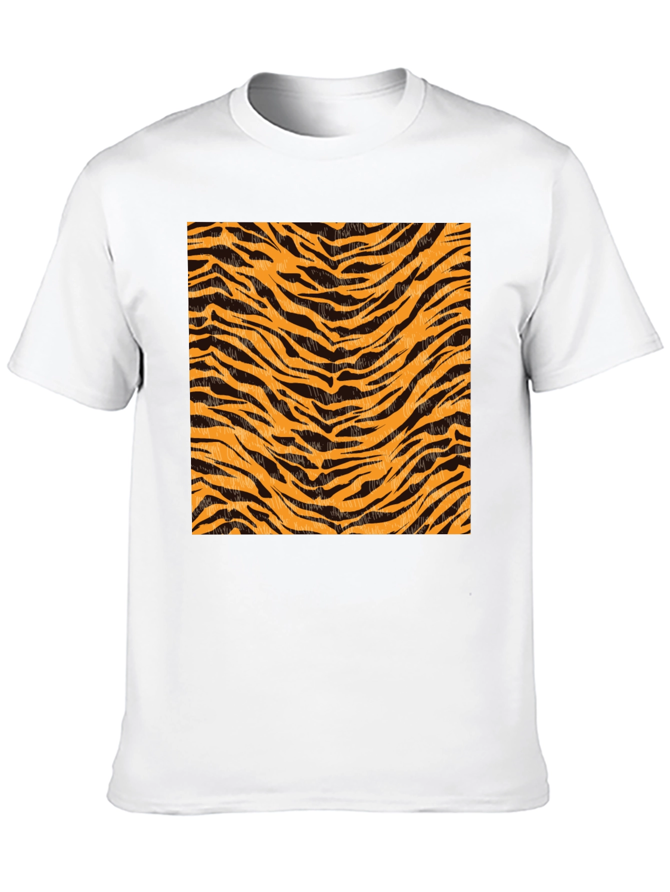 Tiger Stripe Graphic Black T-Shirt