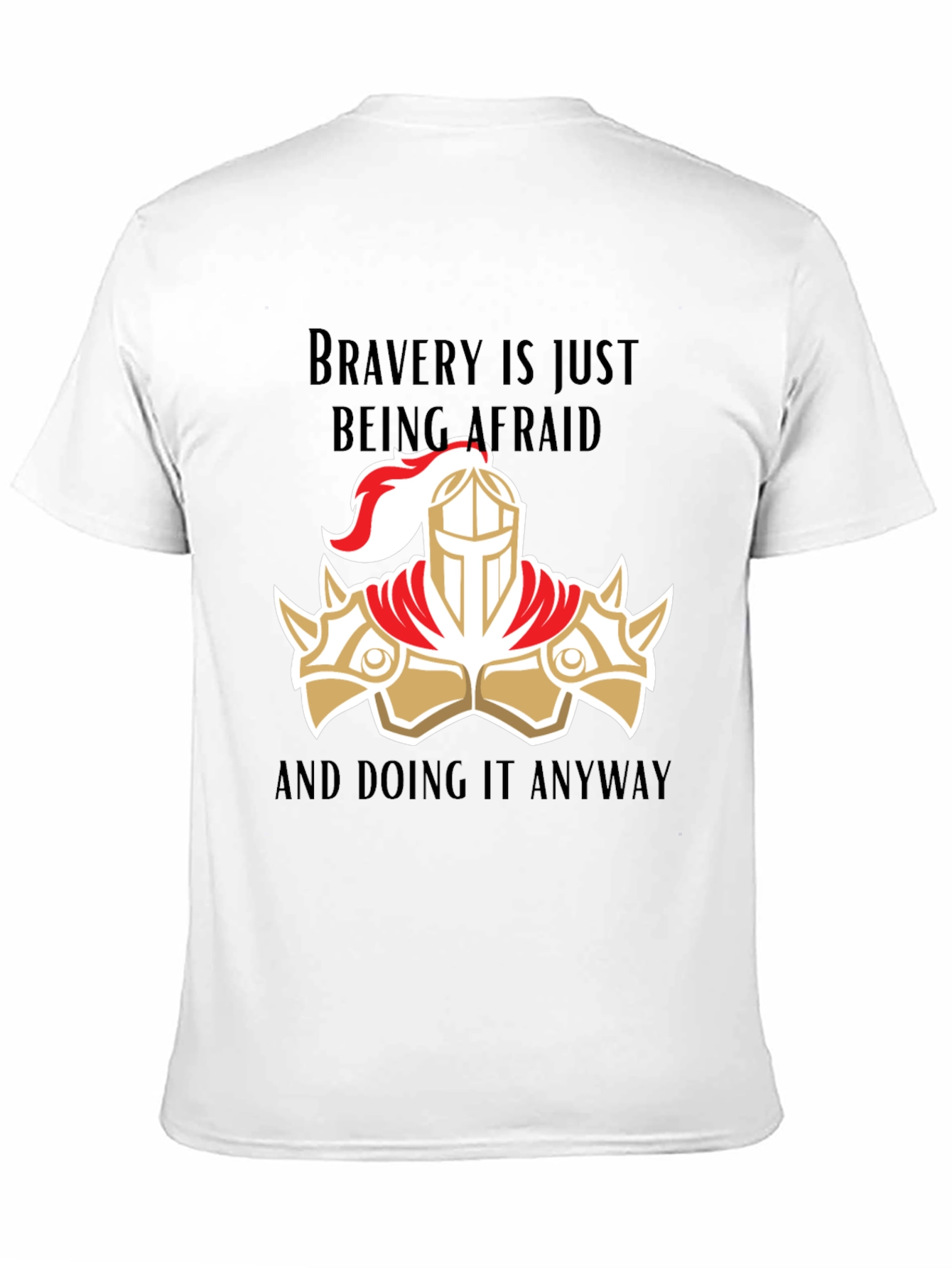 Bravery Knight Graphic T-Shirt - Classic Fit