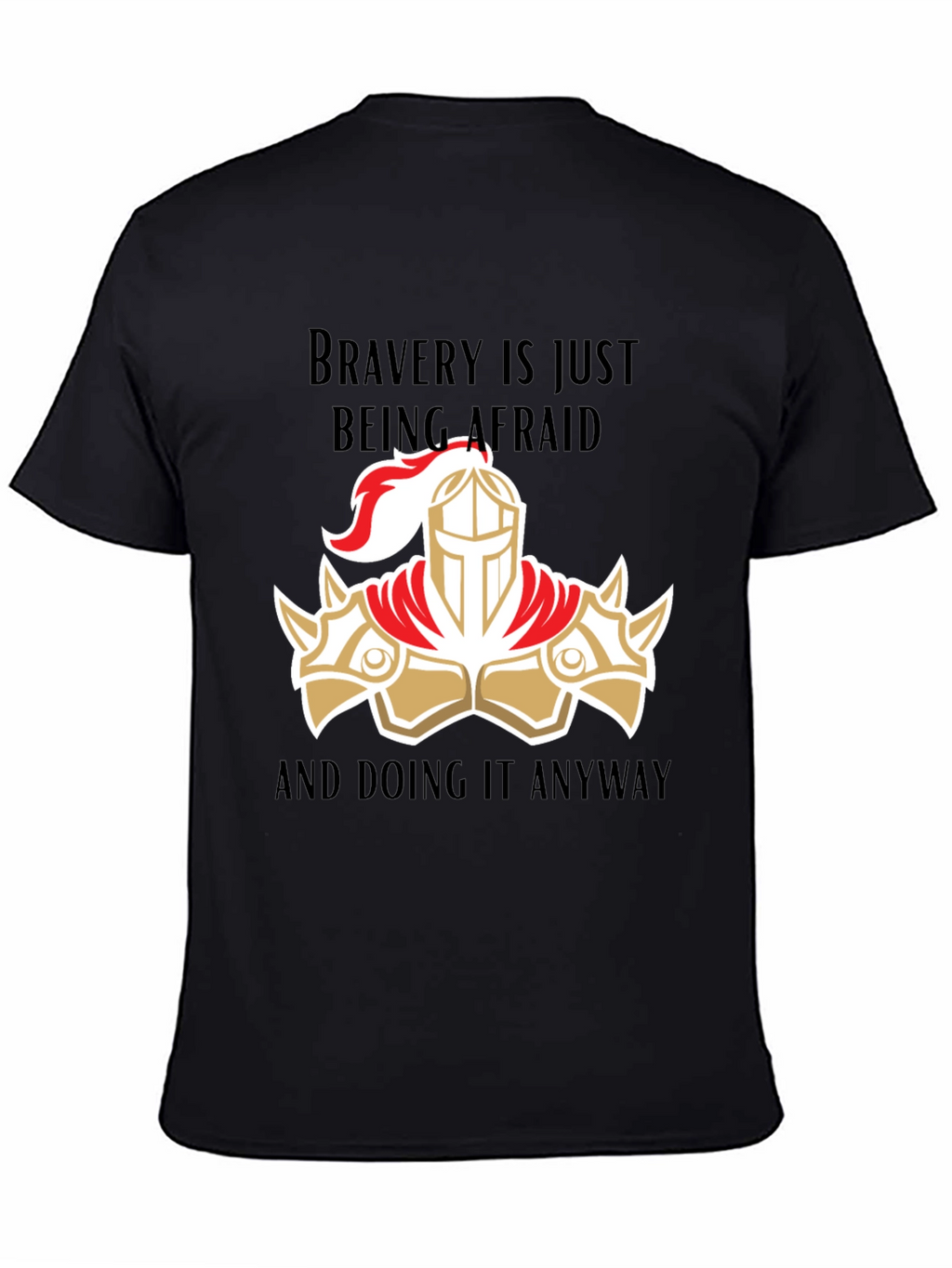 Bravery Knight Graphic T-Shirt - Classic Fit