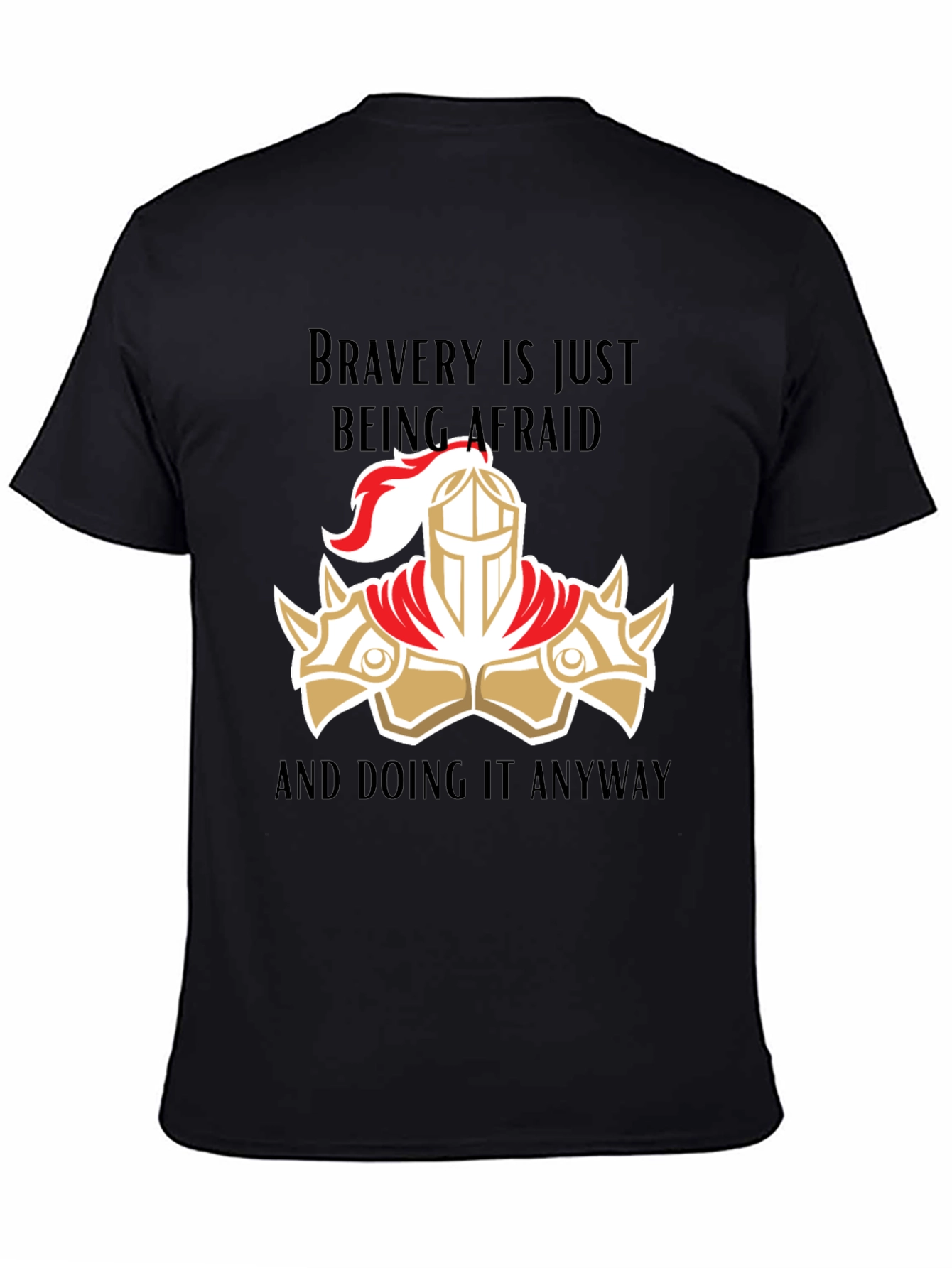 Bravery Knight Graphic T-Shirt - Classic Fit