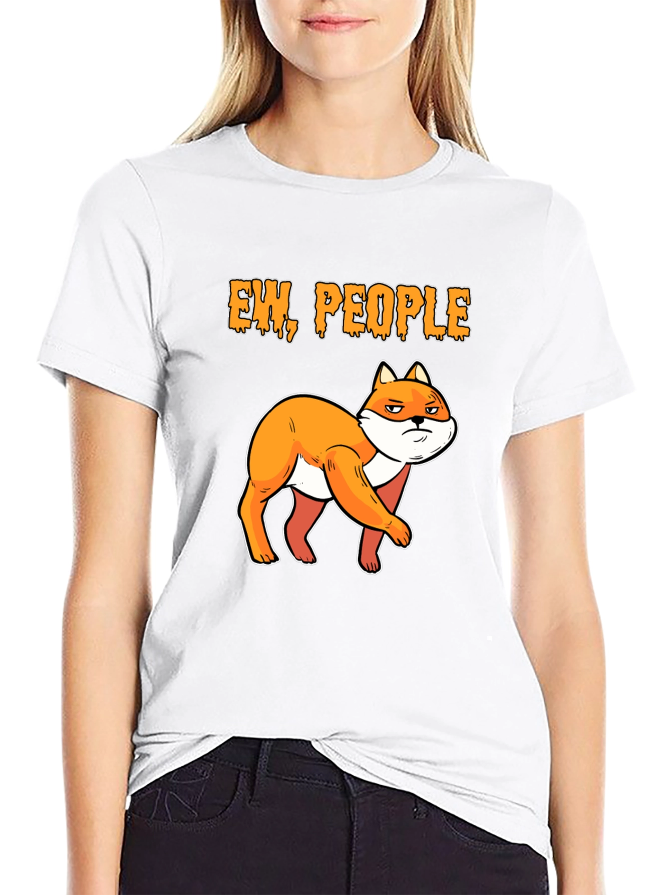 Ew People Fox Graphic T-Shirt