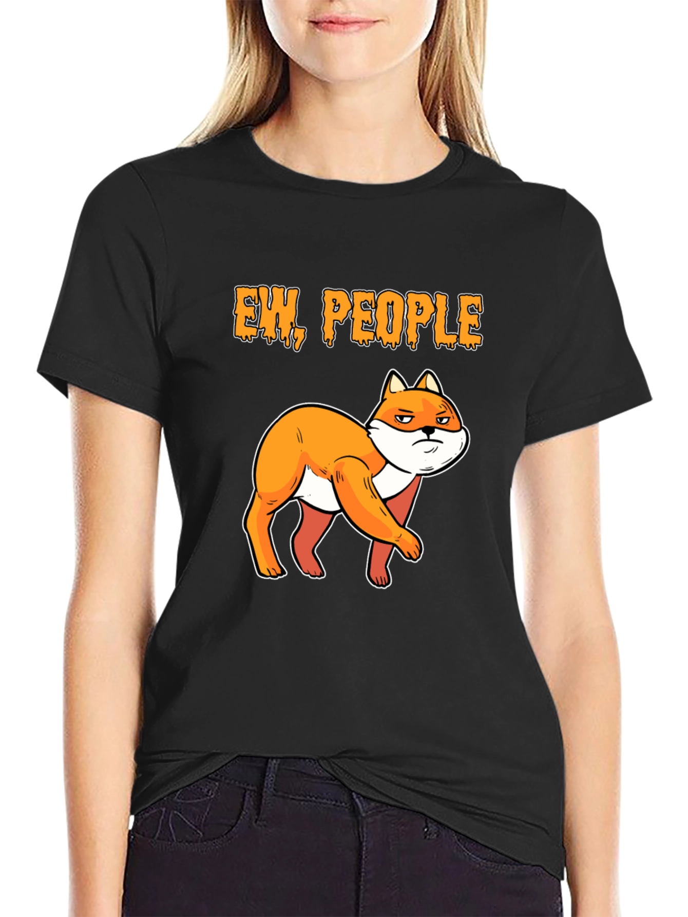 Ew People Fox Graphic T-Shirt