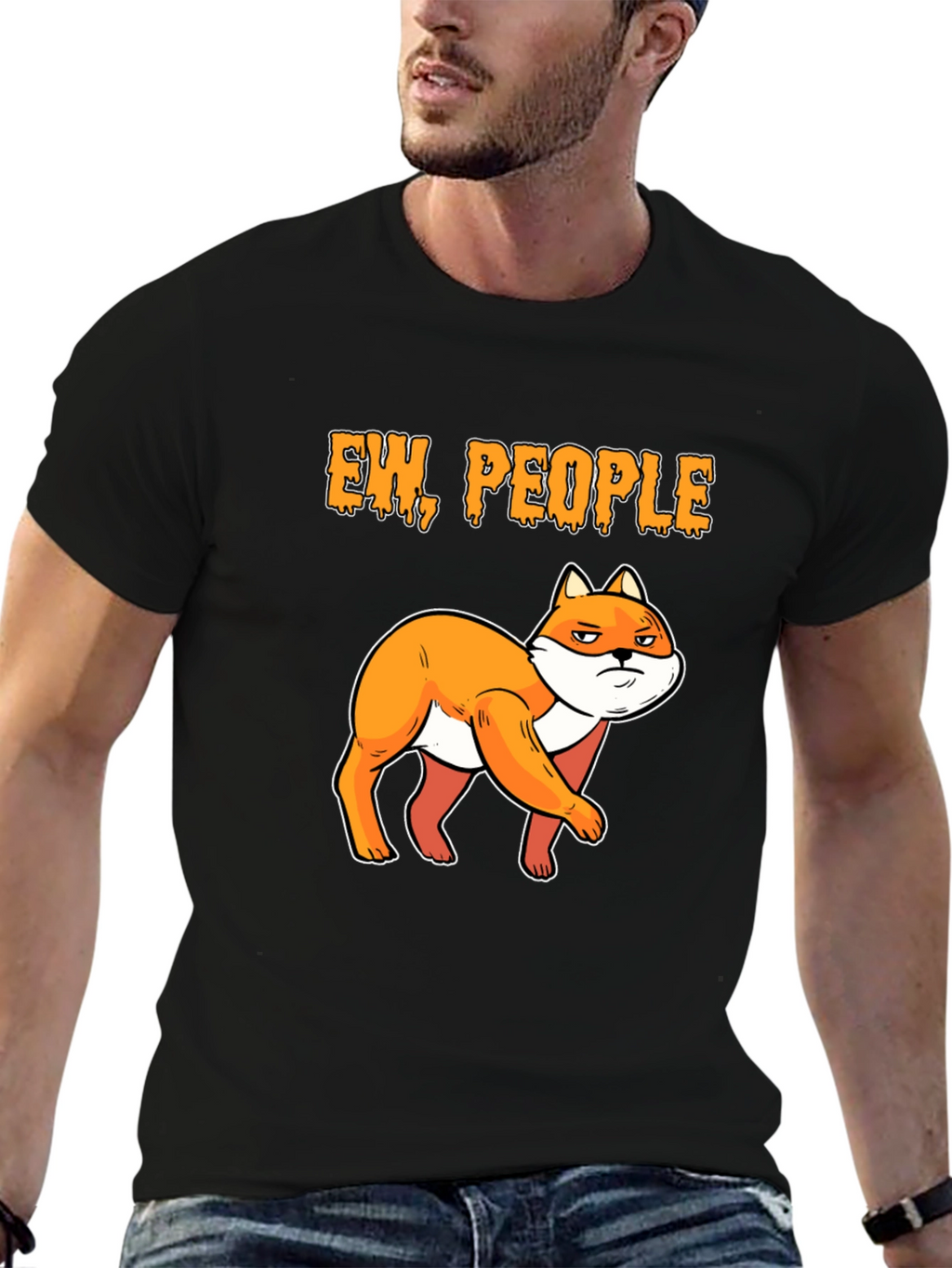 Ew People Fox Graphic T-Shirt