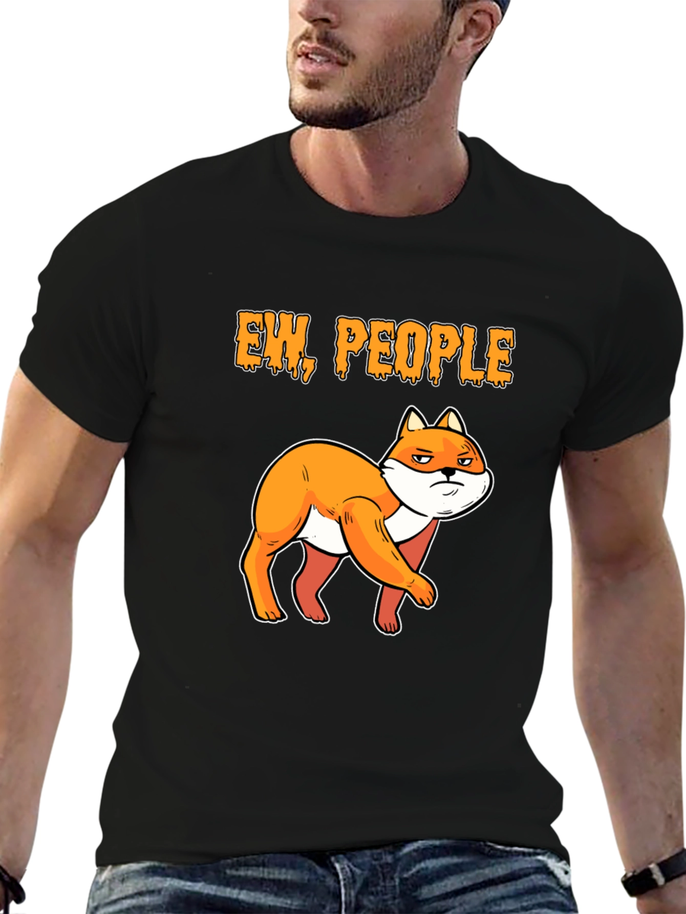 Ew People Fox Graphic T-Shirt