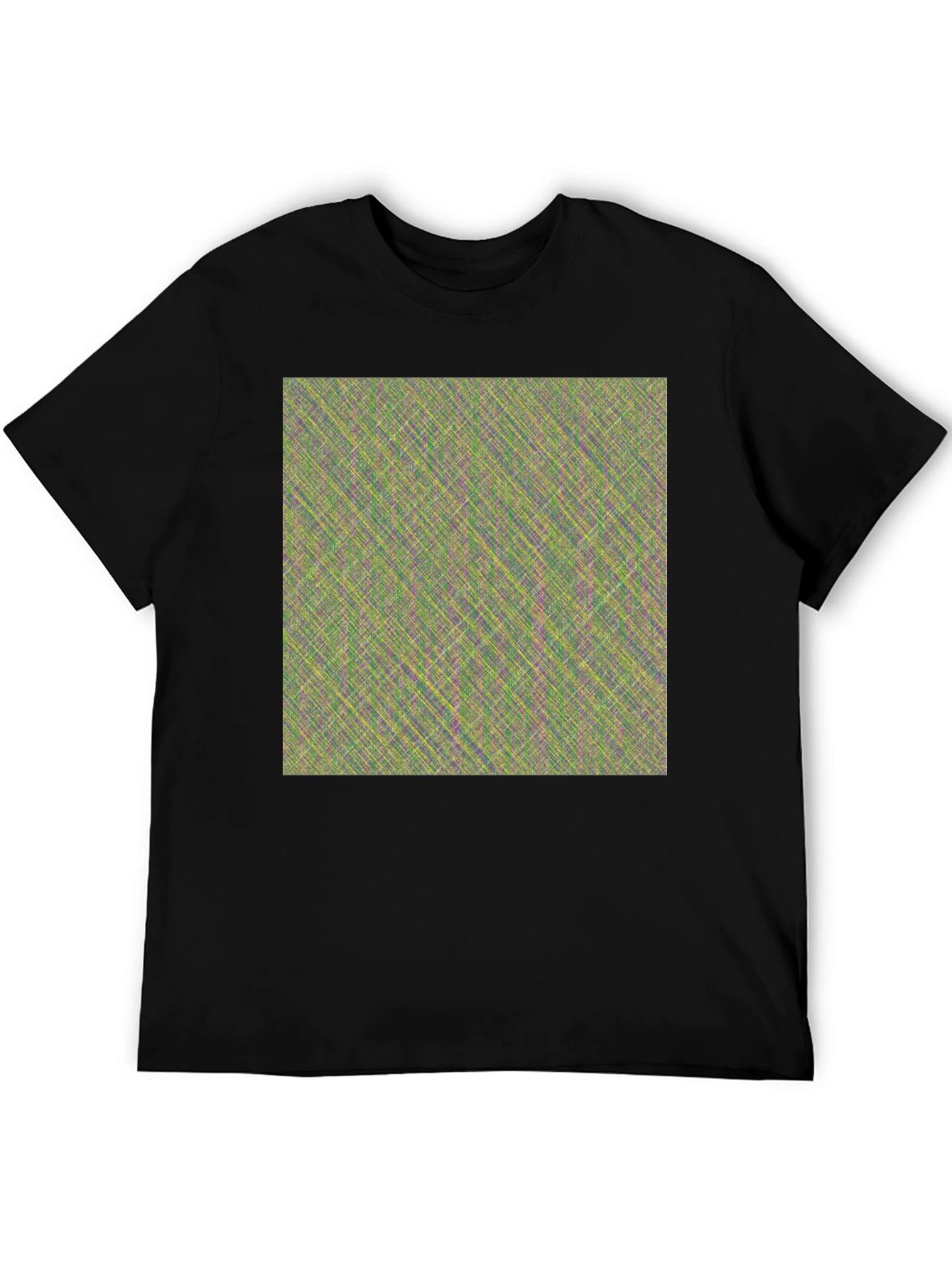 Abstract Pattern Crew Neck T-Shirt