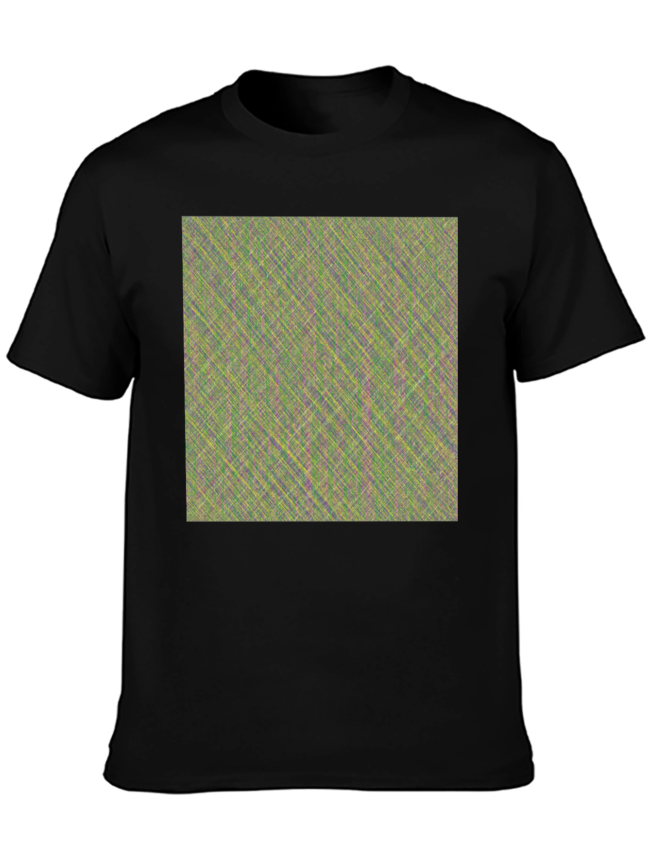 Abstract Pattern Crew Neck T-Shirt