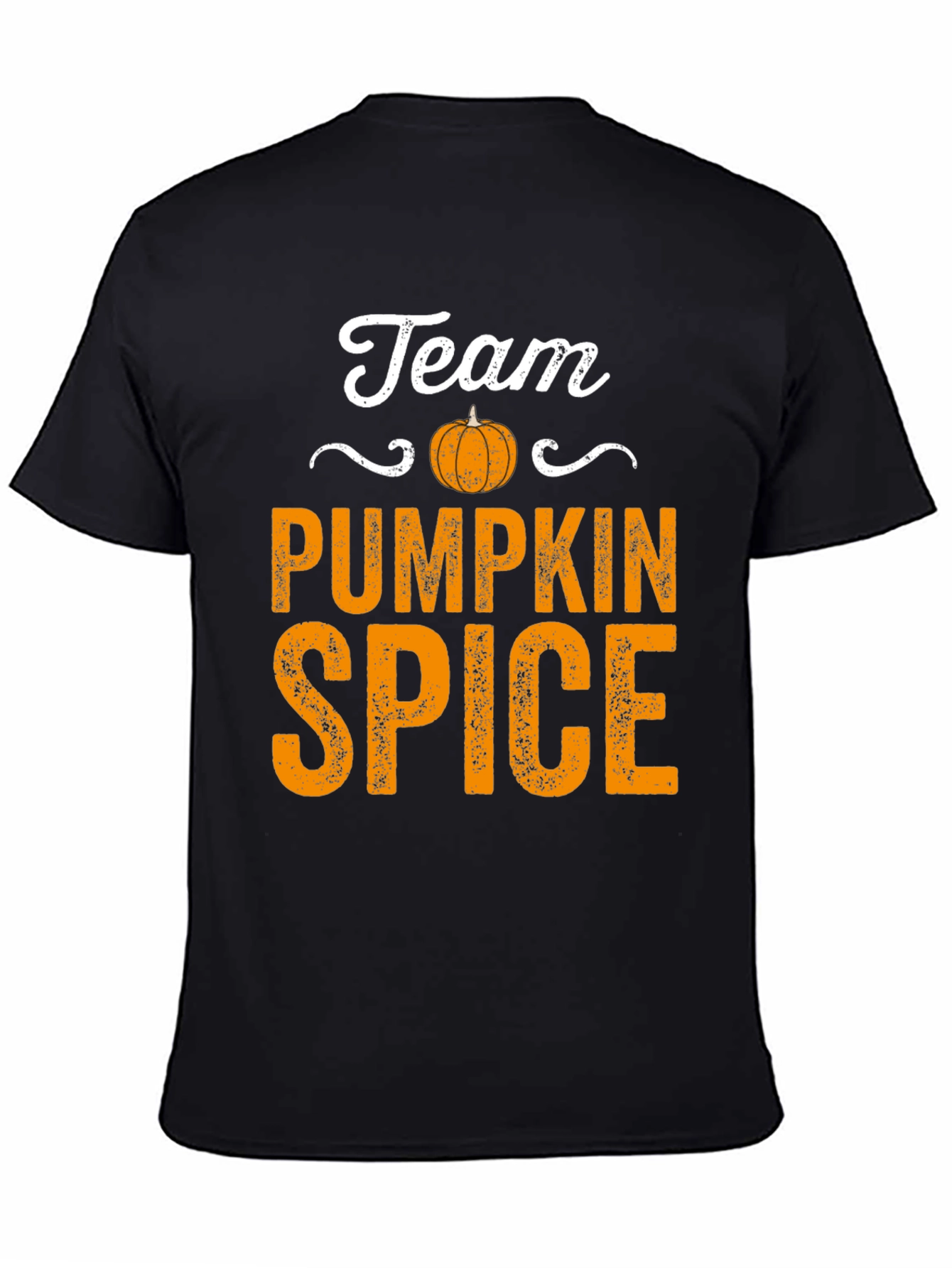 Team Pumpkin Spice Black Graphic Tee