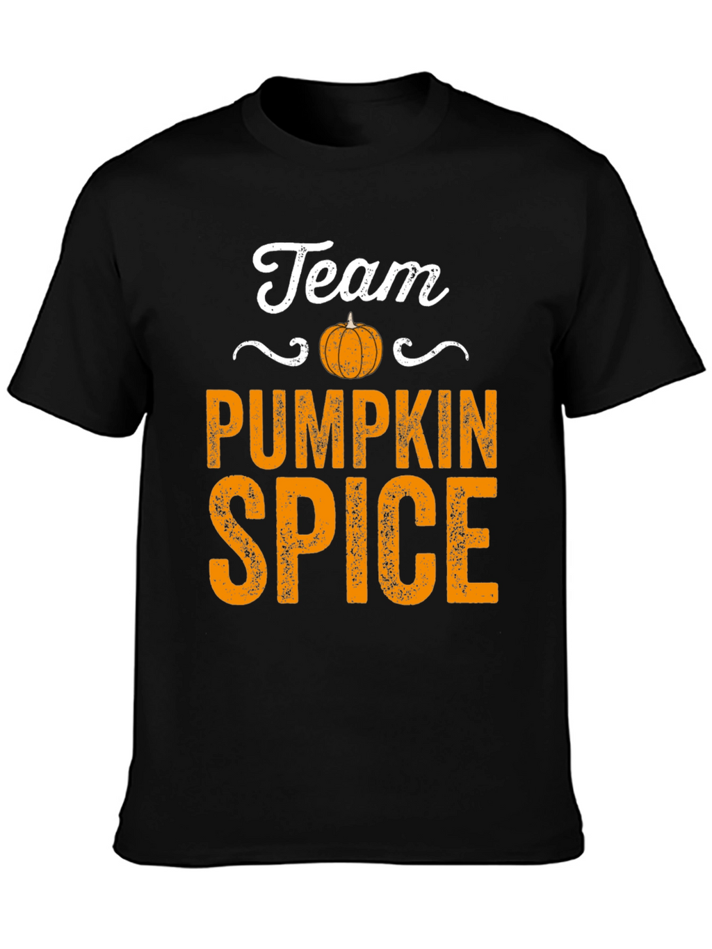 Team Pumpkin Spice Black Graphic Tee