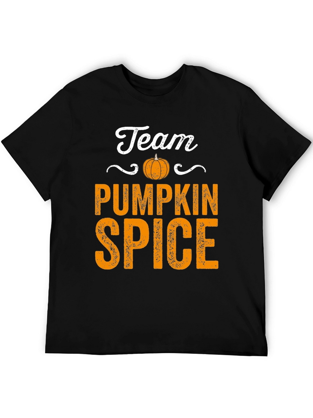 Team Pumpkin Spice Black Graphic Tee