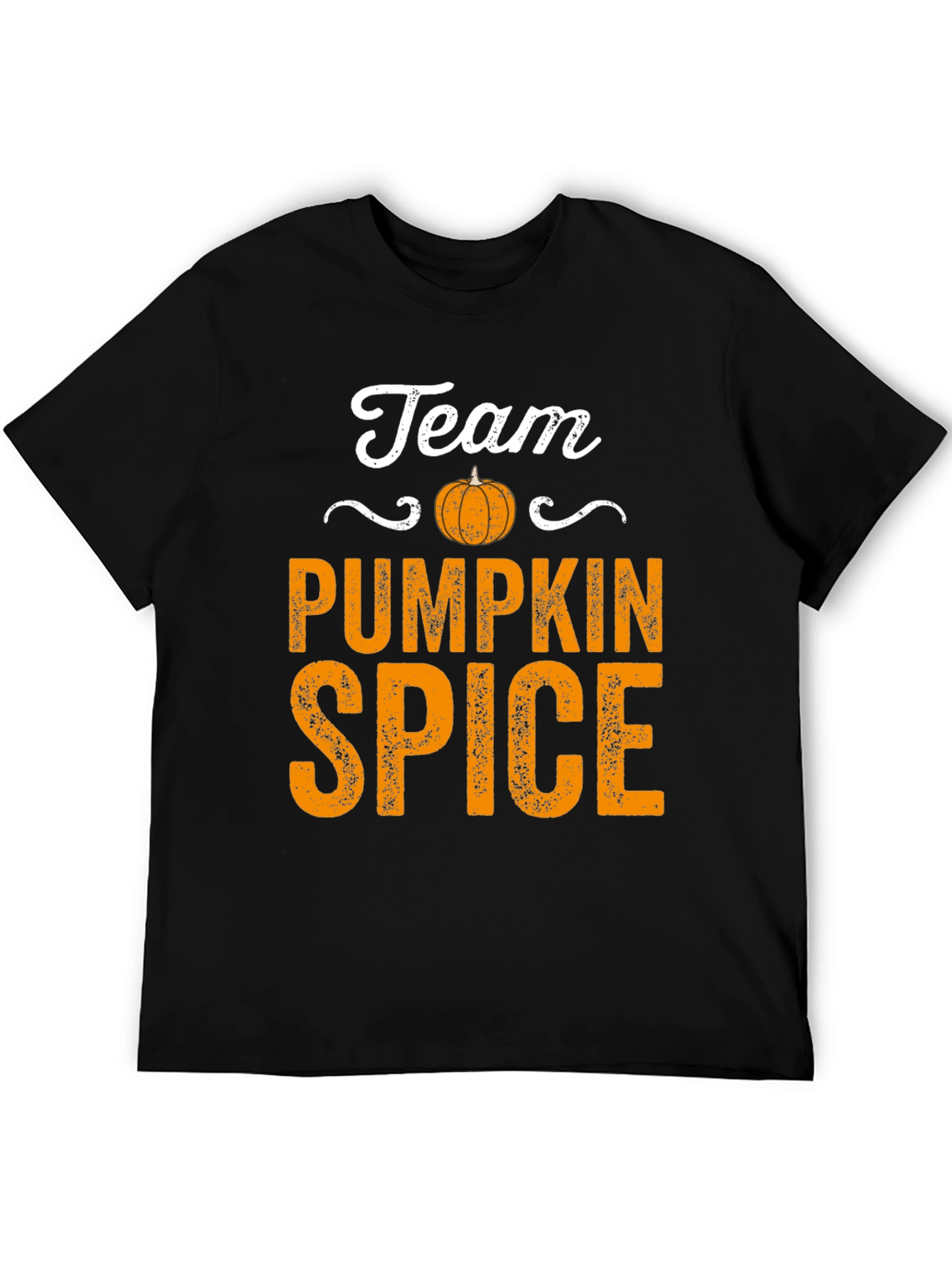 Team Pumpkin Spice Black Graphic Tee