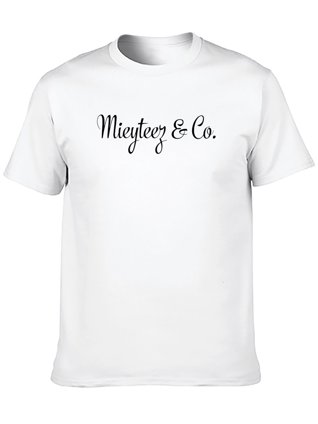 Miyteez & Co. Mens Black Crew Neck Tee