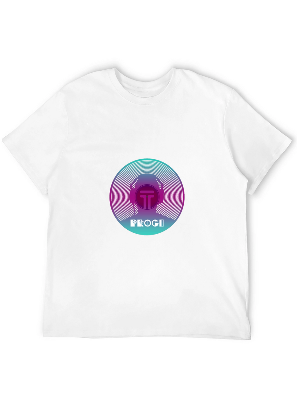 Progi Graphic Tee - Retro Vinyl Design