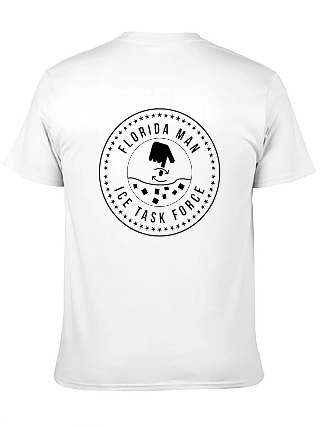 Florida Man Ice Task Force Graphic T-Shirt