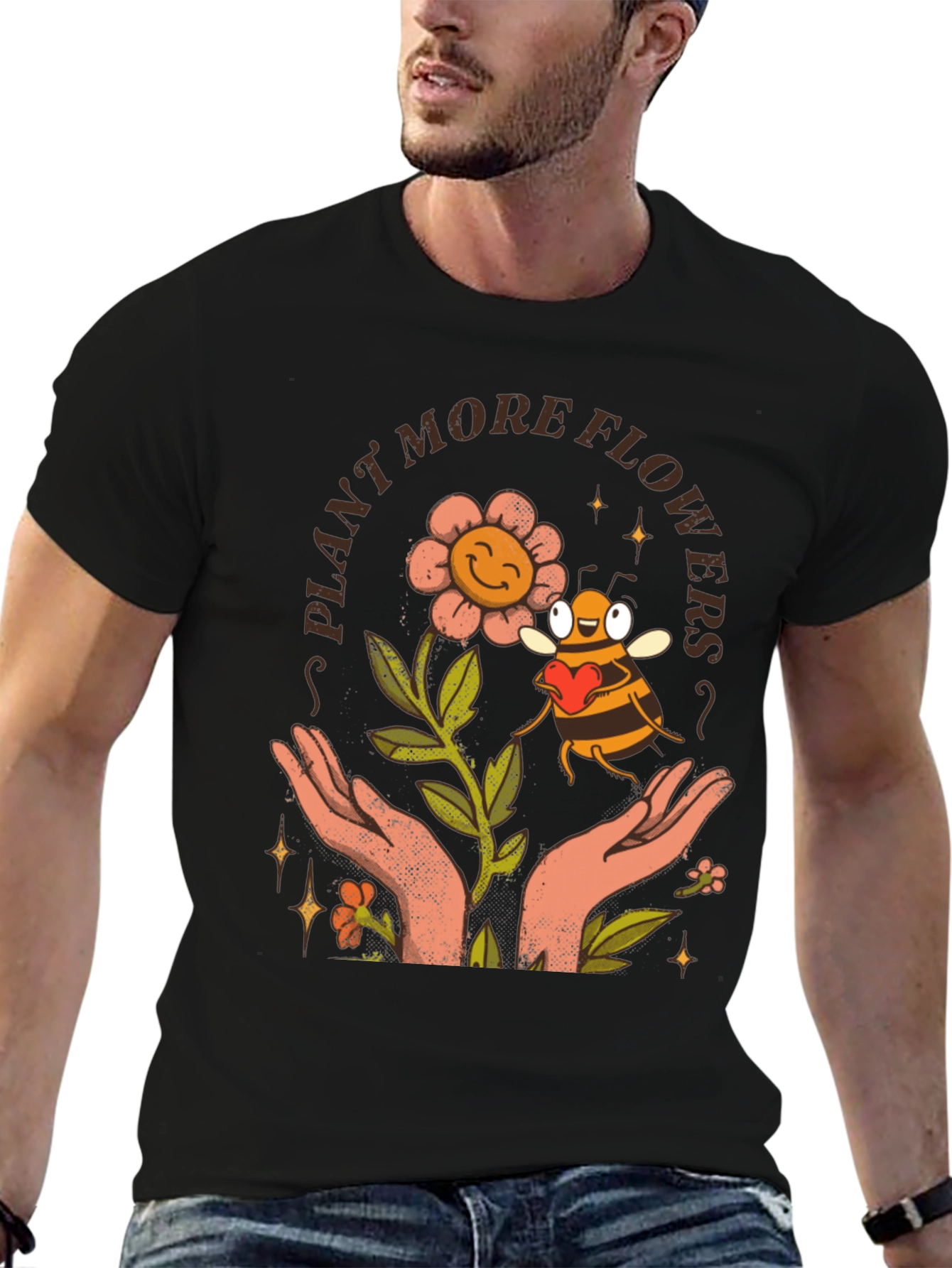 Plant More Flowers Graphic Tee