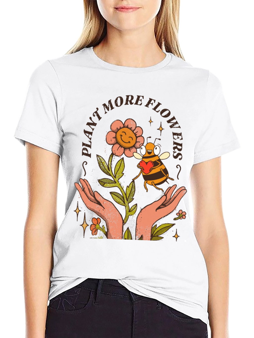 Plant More Flowers Graphic Tee