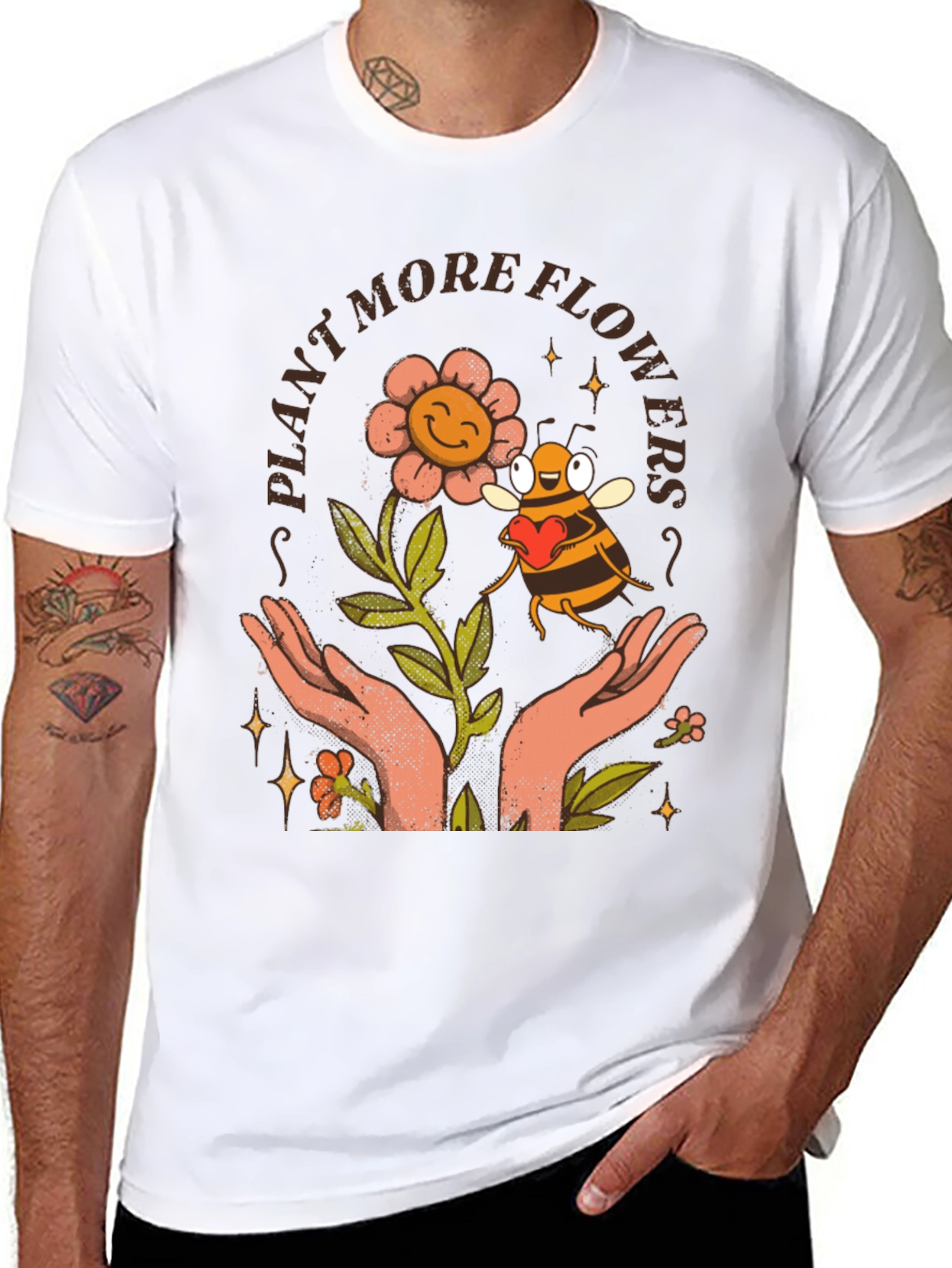 Plant More Flowers Graphic Tee