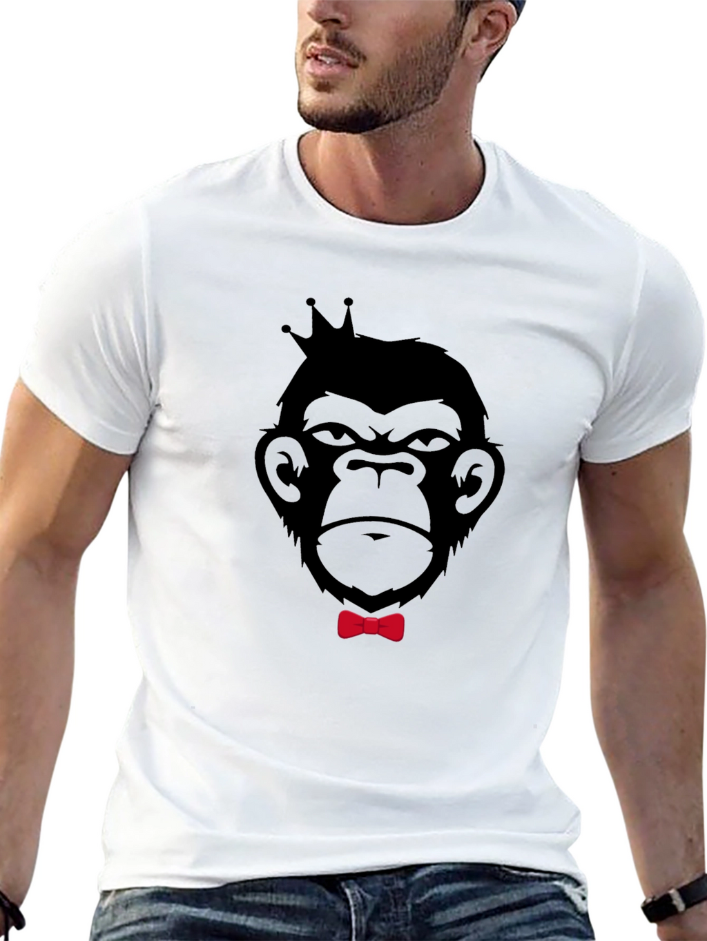 King Kong Bowtie Graphic T-Shirt