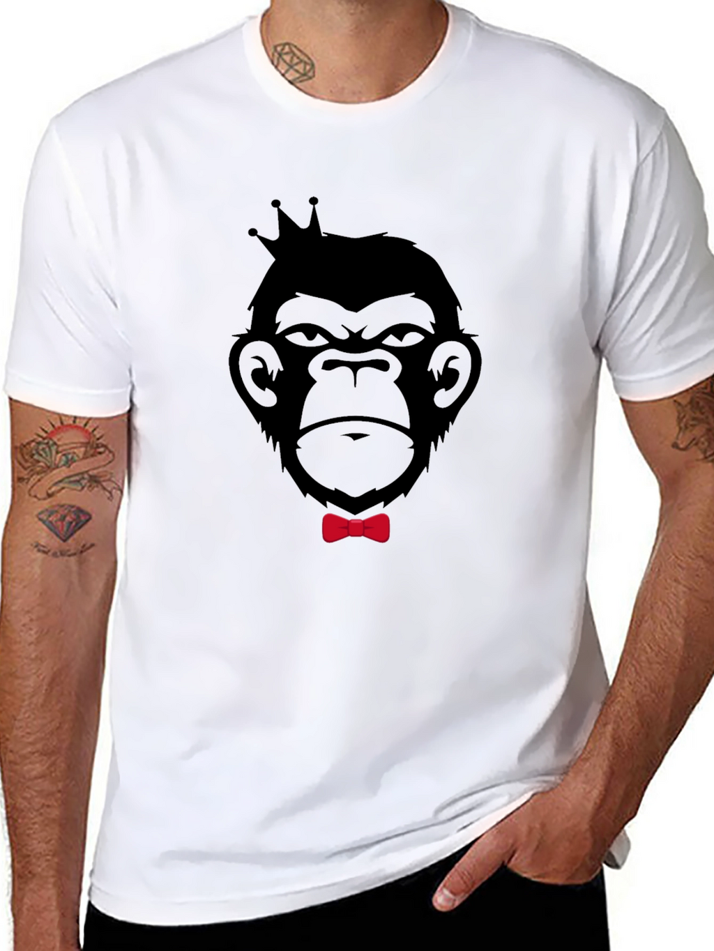 King Kong Bowtie Graphic T-Shirt