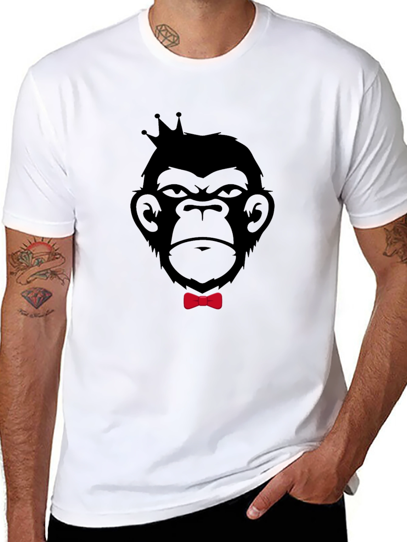 King Kong Bowtie Graphic T-Shirt