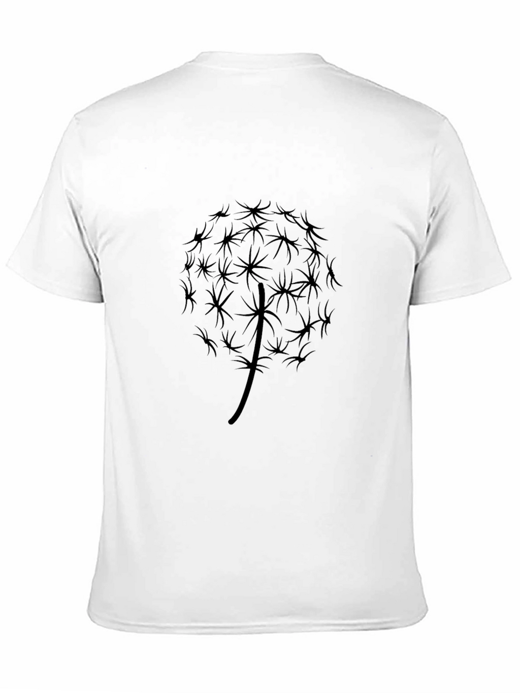Dandelion Graphic Black T-Shirt