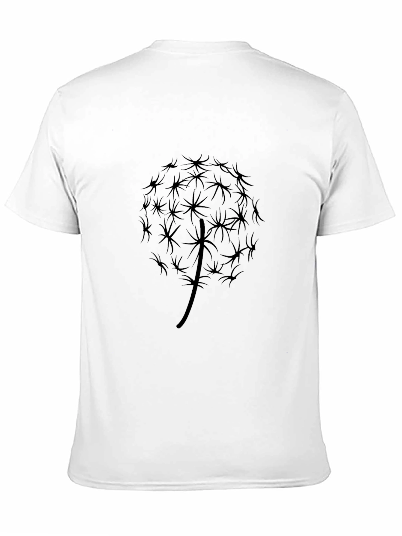 Dandelion Graphic Black T-Shirt