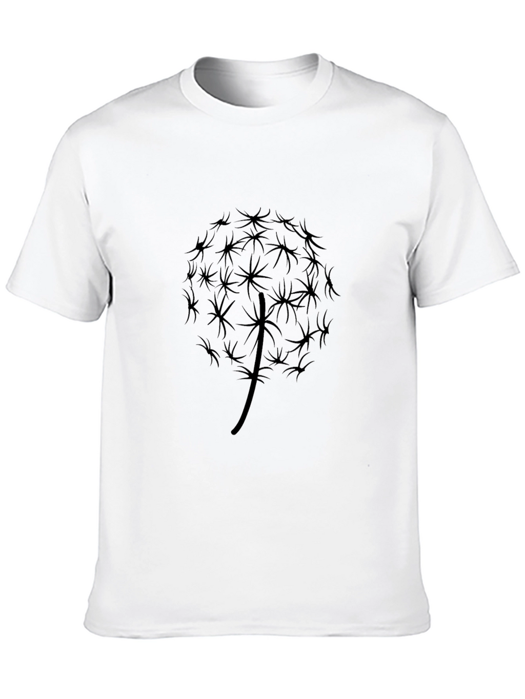 Dandelion Graphic Black T-Shirt