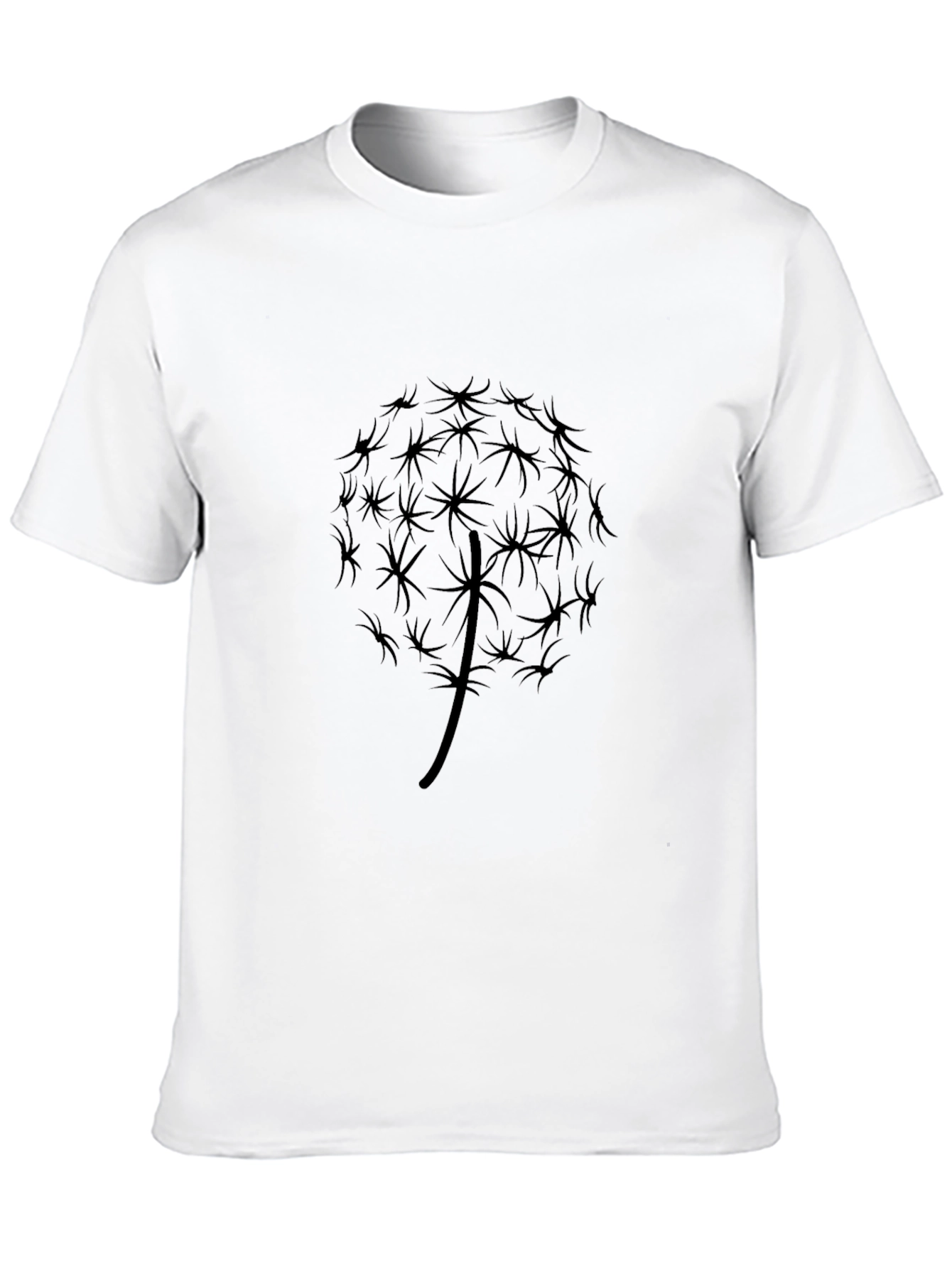 Dandelion Graphic Black T-Shirt