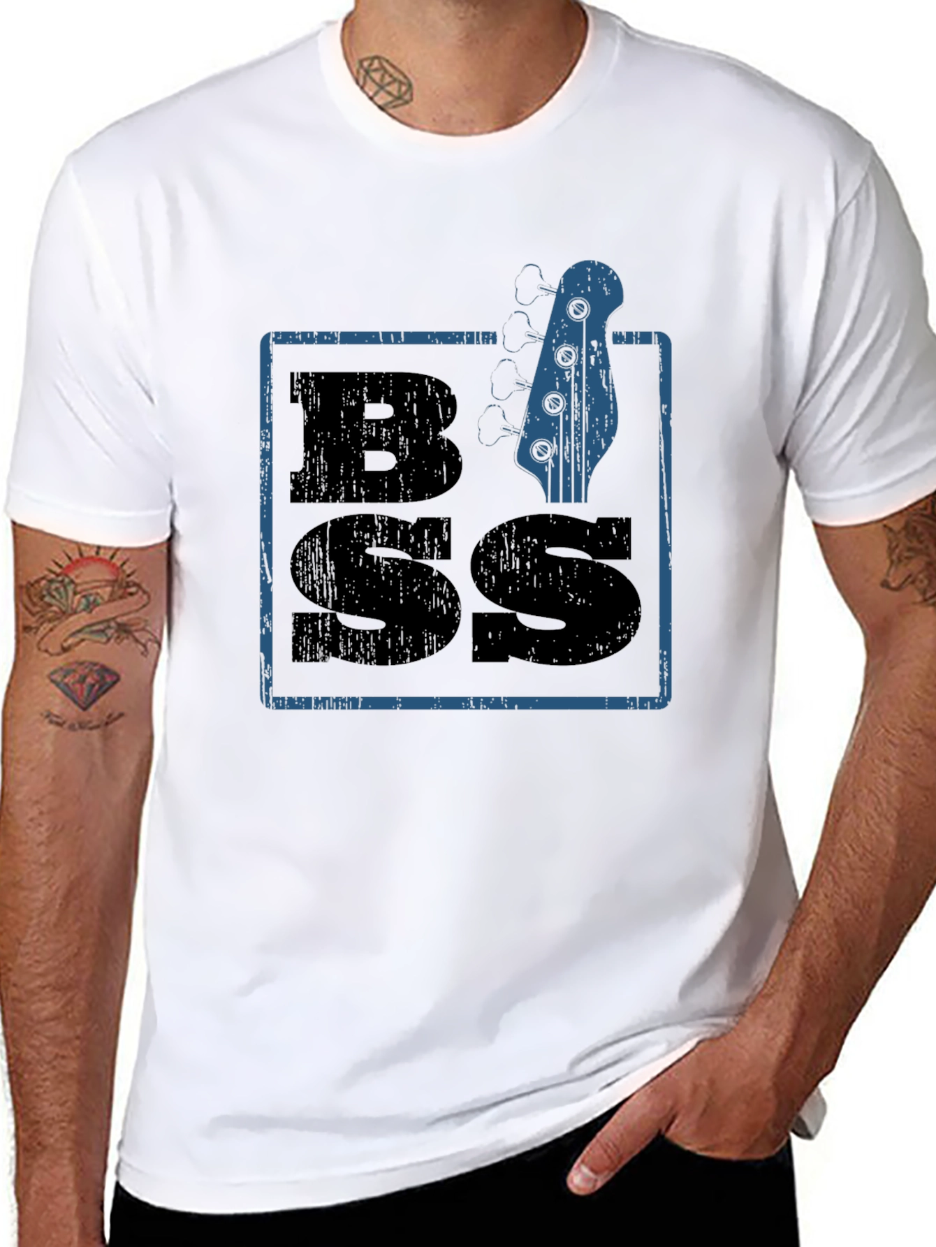 Bass Guitar T-Shirt - Black