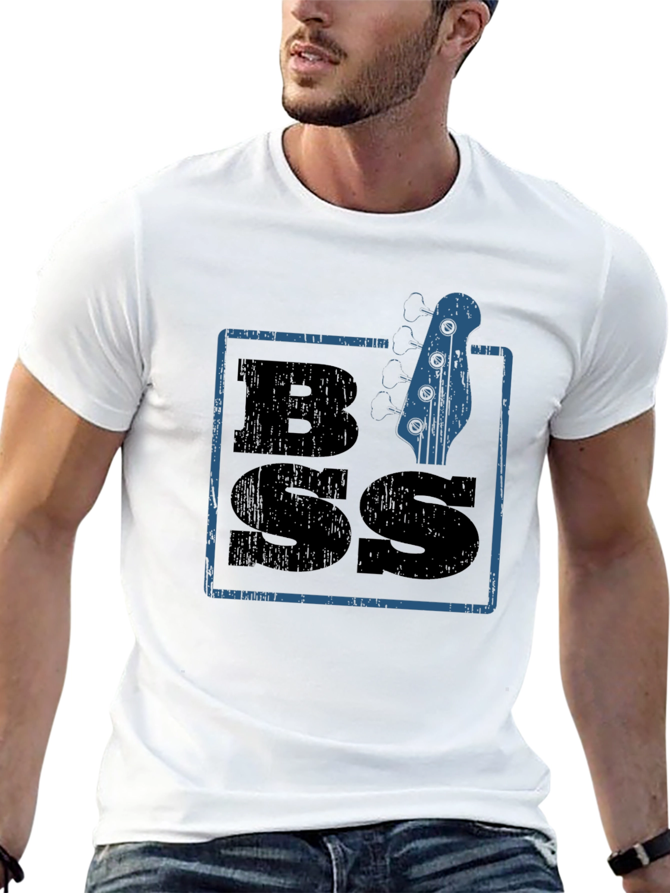 Bass Guitar T-Shirt - Black