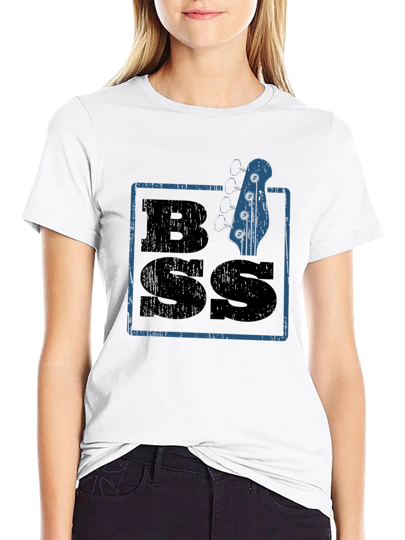 Bass Guitar T-Shirt - Black