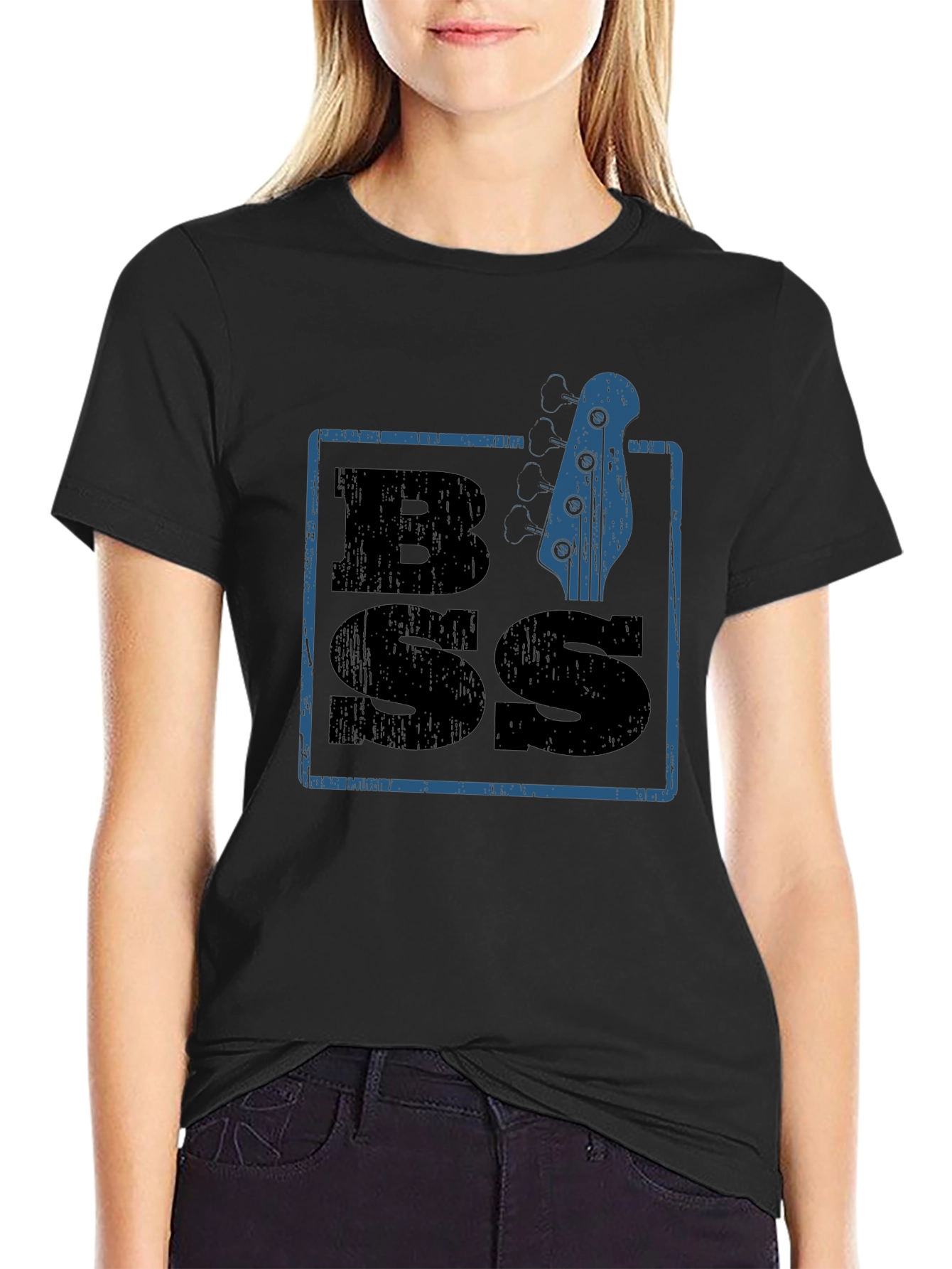 Bass Guitar T-Shirt - Black