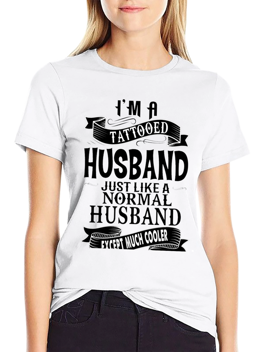 Tattooed Husband Graphic T-Shirt - Cool Husband Tee