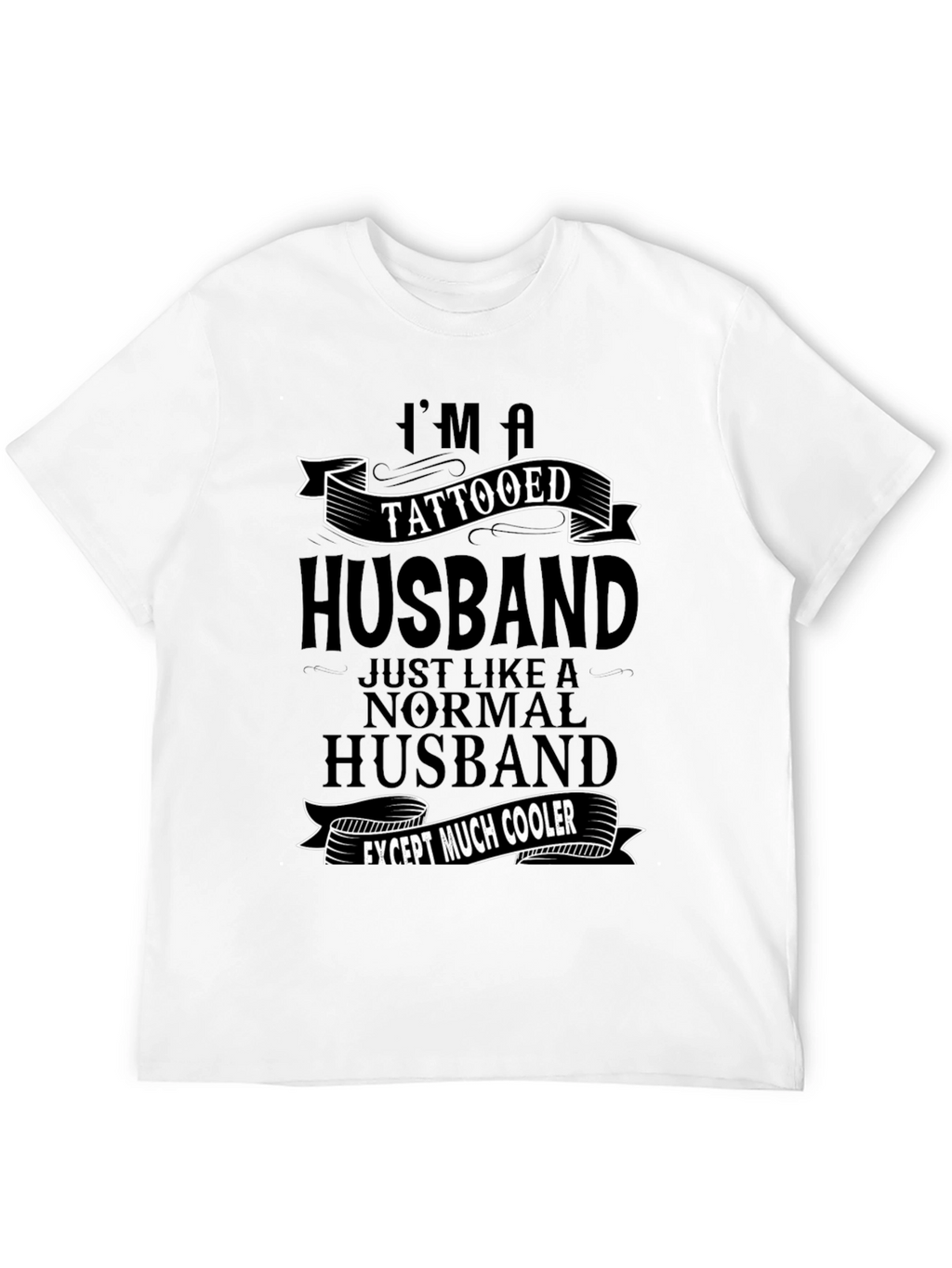 Tattooed Husband Graphic T-Shirt - Cool Husband Tee