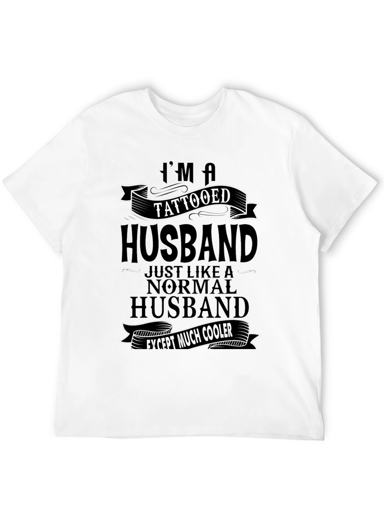 Tattooed Husband Graphic T-Shirt - Cool Husband Tee