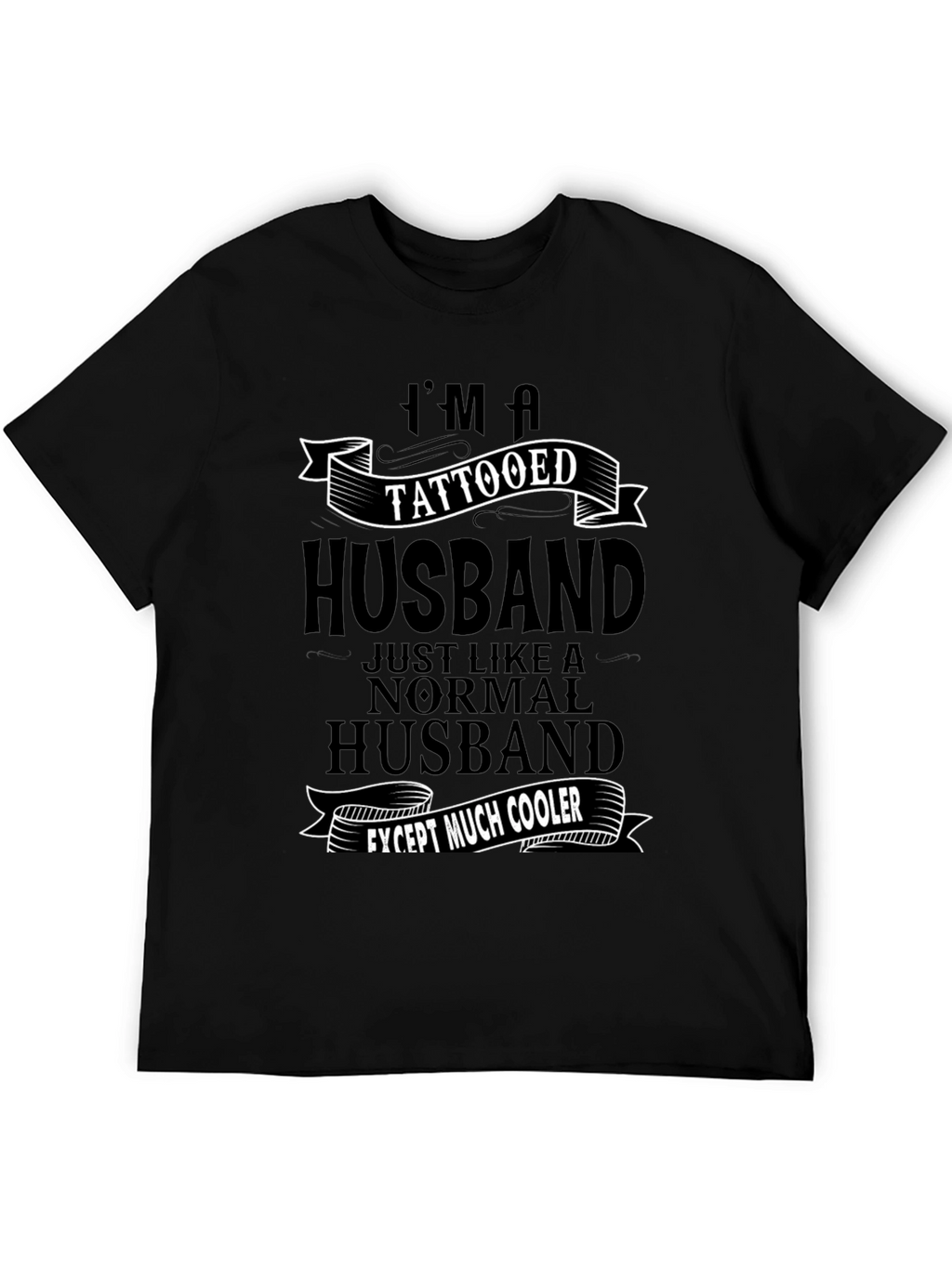 Tattooed Husband Graphic T-Shirt - Cool Husband Tee