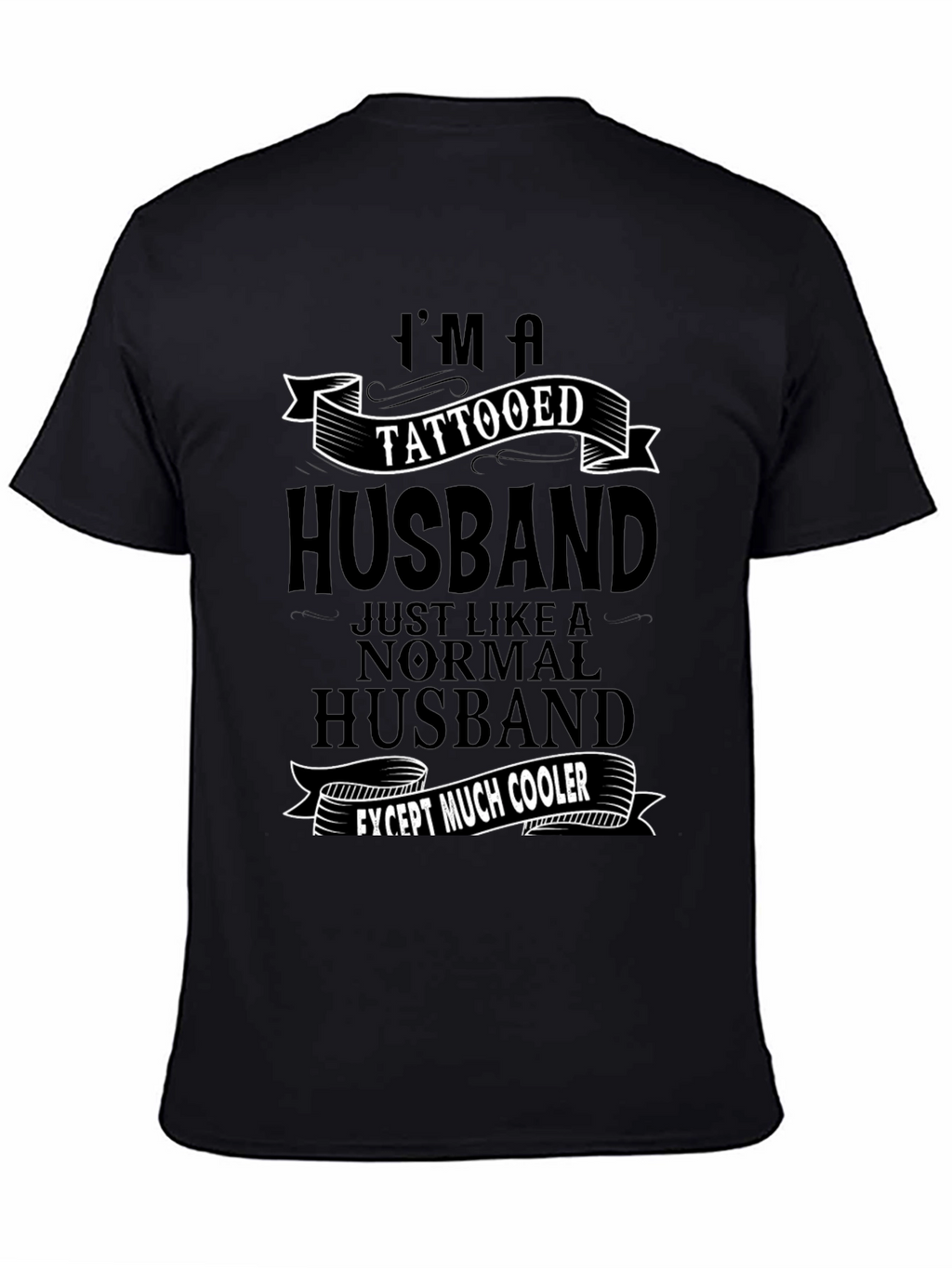 Tattooed Husband Graphic T-Shirt - Cool Husband Tee