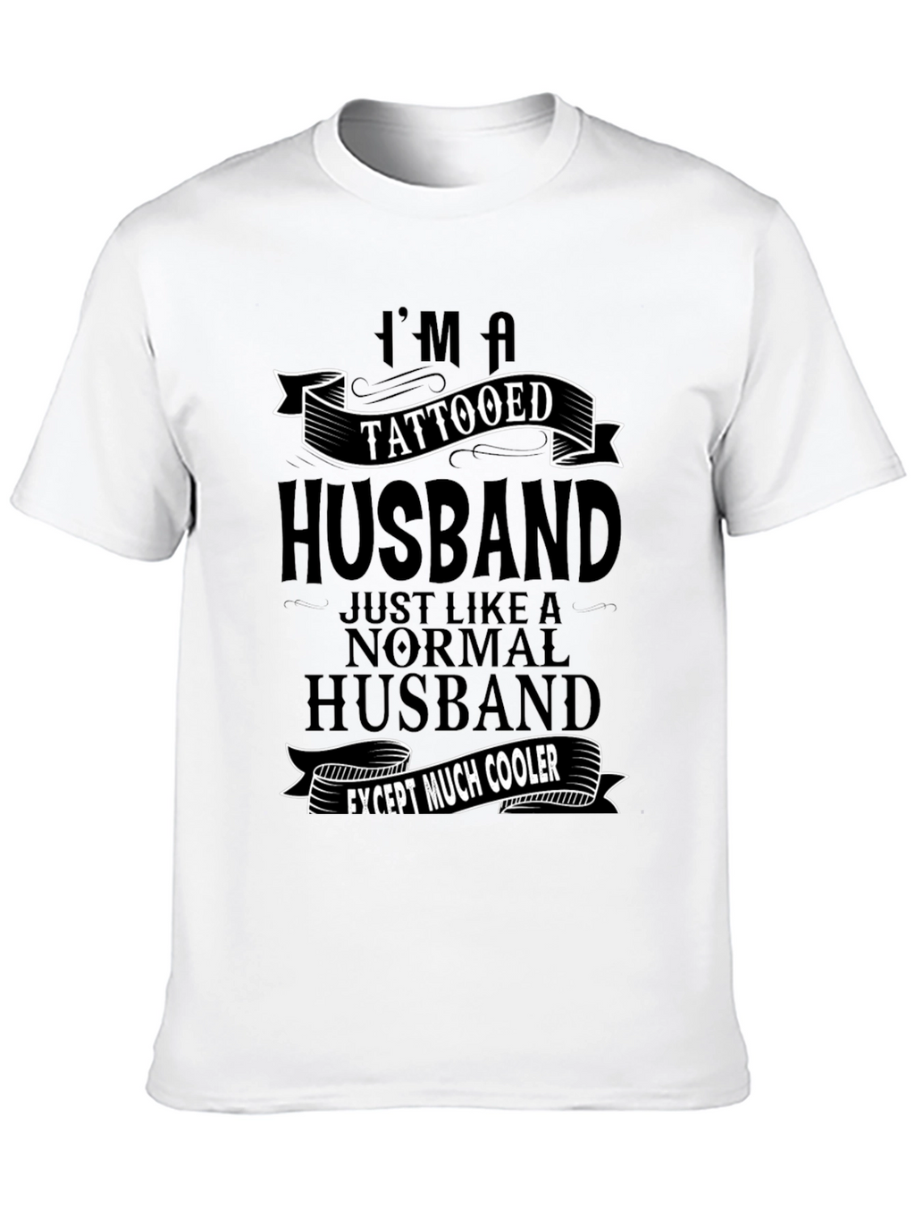 Tattooed Husband Graphic T-Shirt - Cool Husband Tee