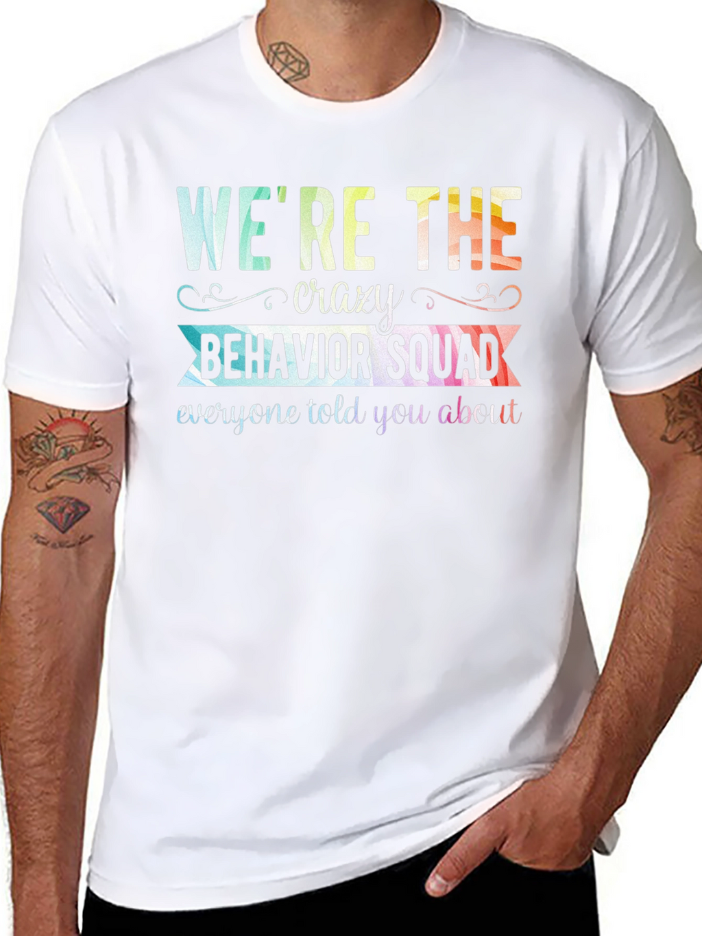 Crazy Behavior Squad Graphic T-Shirt