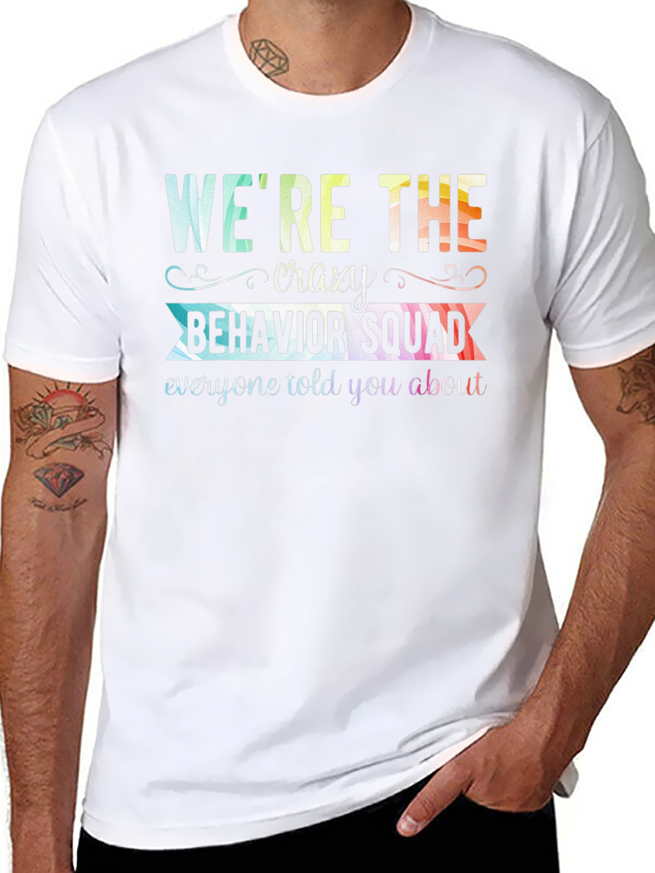 Crazy Behavior Squad Graphic T-Shirt