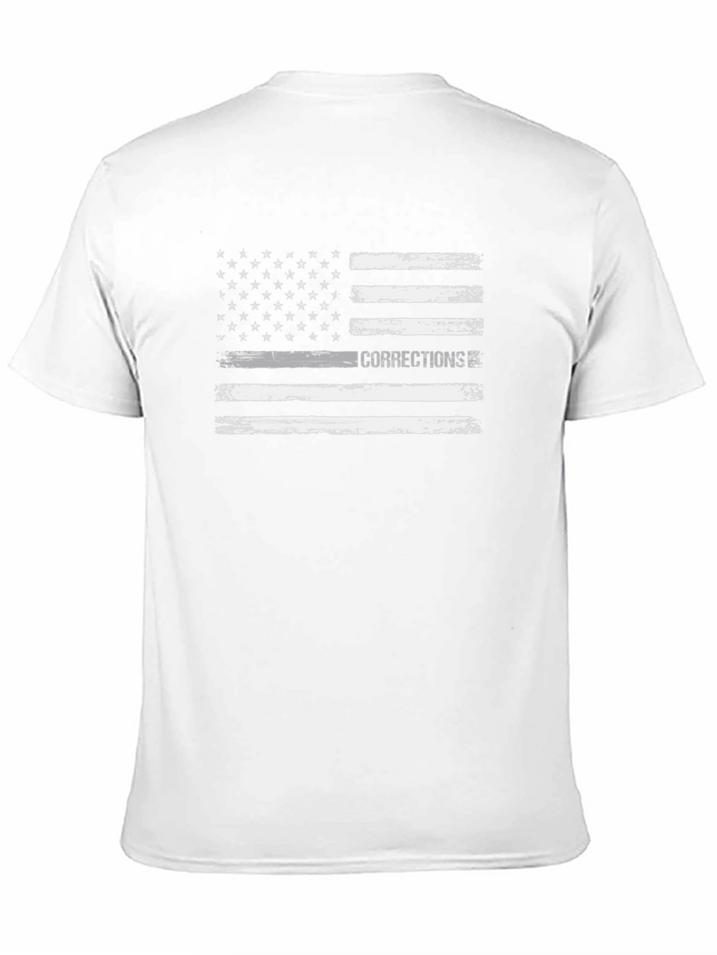 Corrections Thin Gray Line Flag T-Shirt