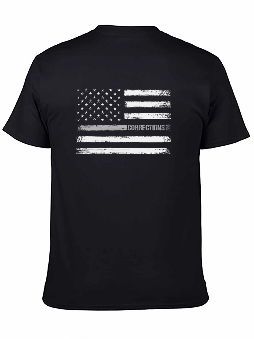 Corrections Thin Gray Line Flag T-Shirt