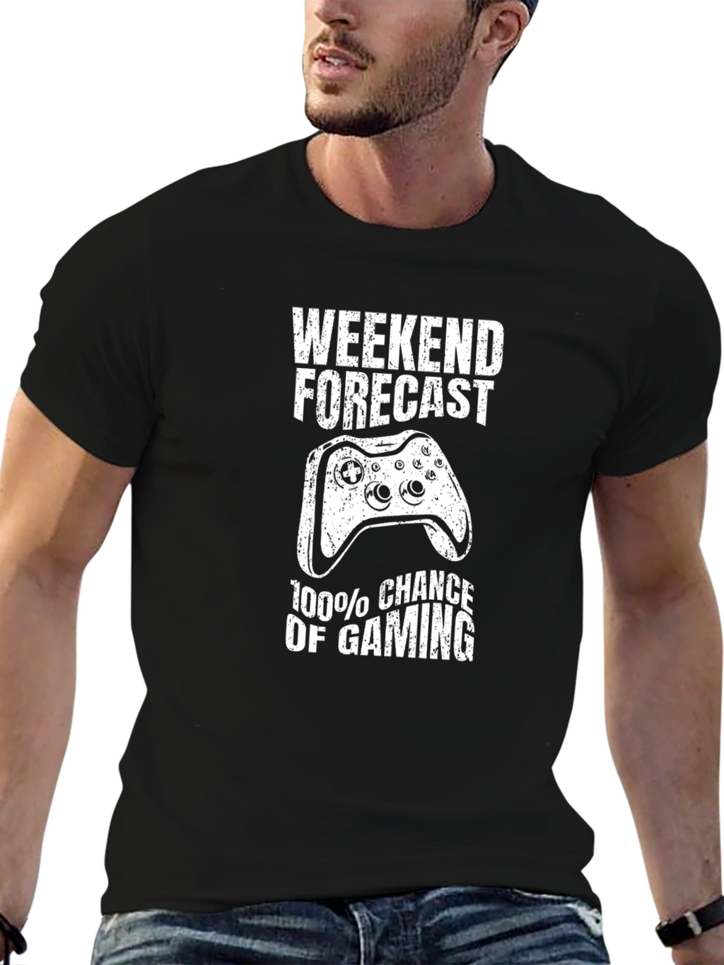 Weekend Gaming Forecast T-Shirt - Gamer Tee