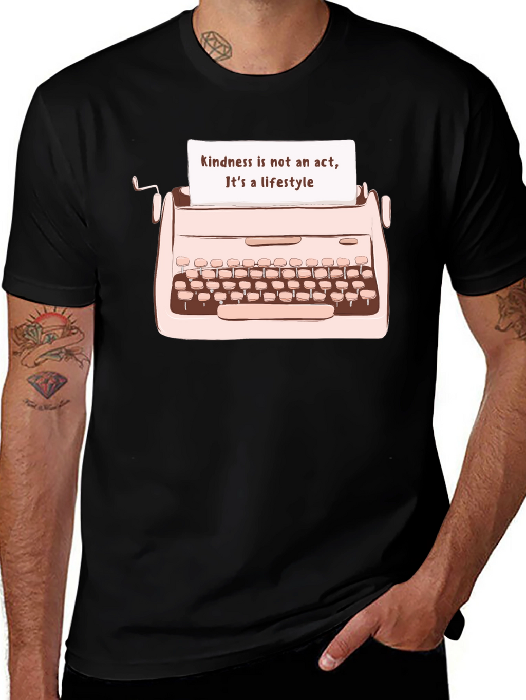 Kindness Lifestyle Black T-Shirt