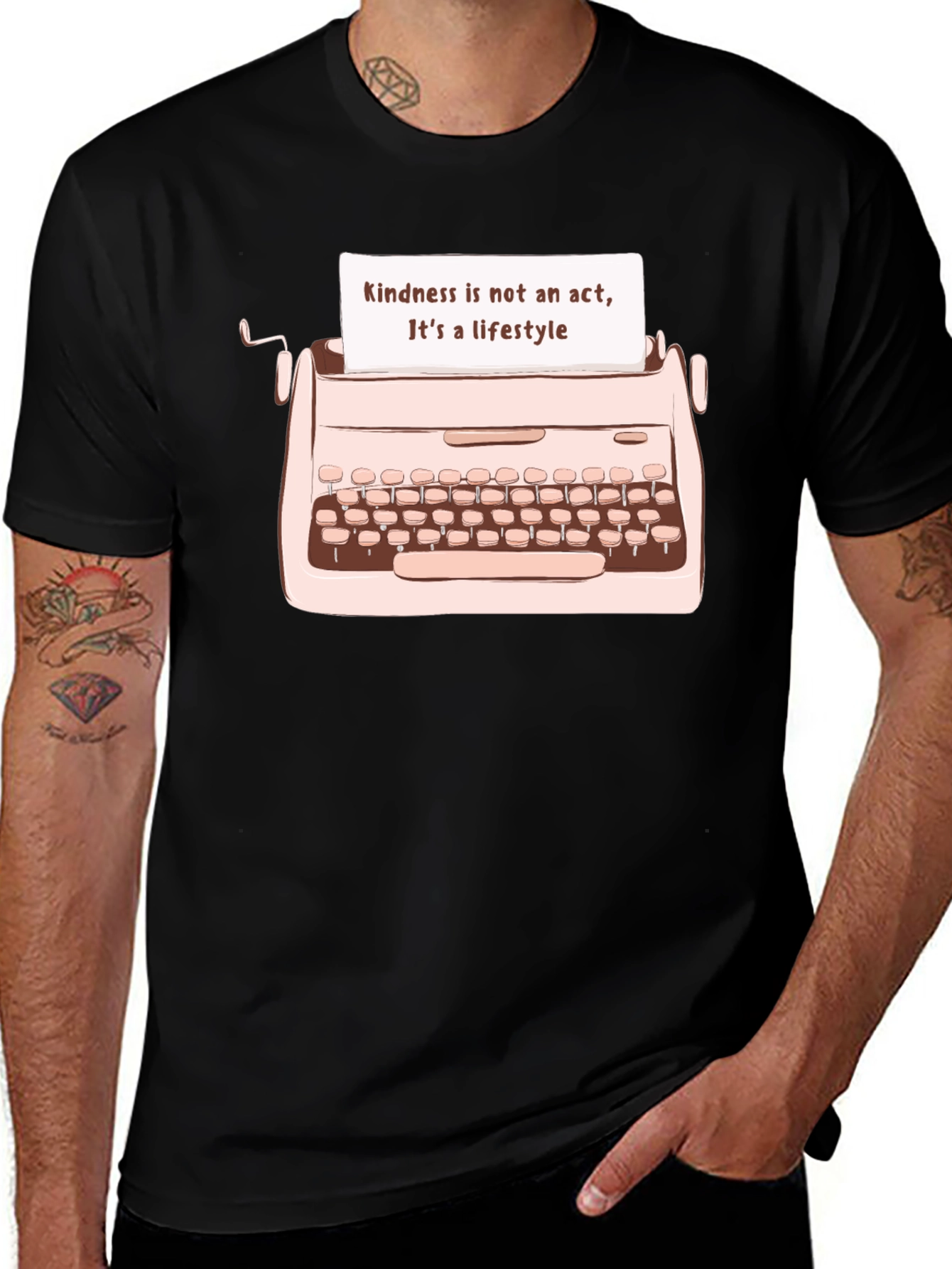 Kindness Lifestyle Black T-Shirt
