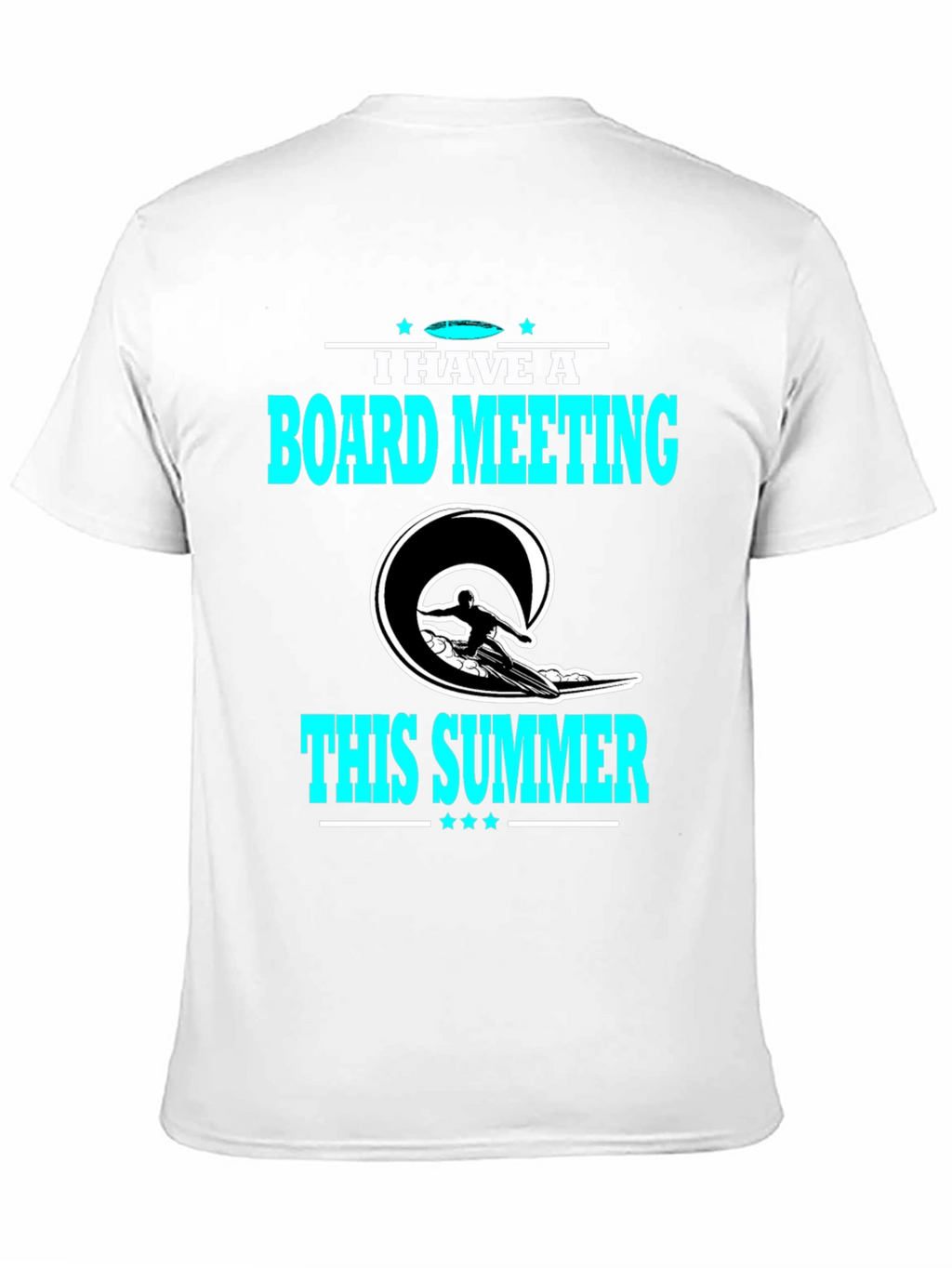 Board Meeting Summer T-Shirt - Surfing Design