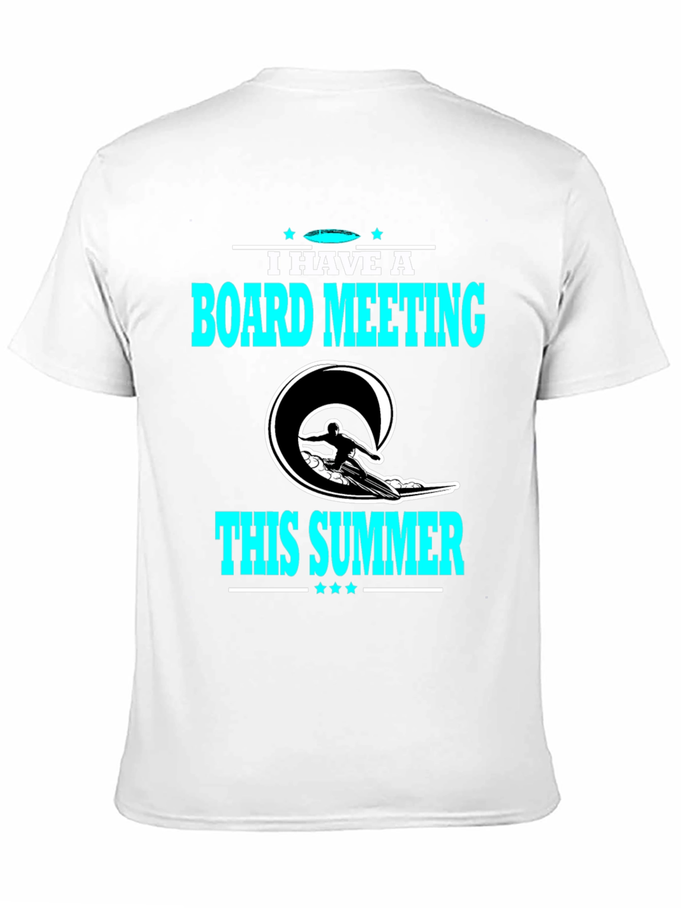 Board Meeting Summer T-Shirt - Surfing Design