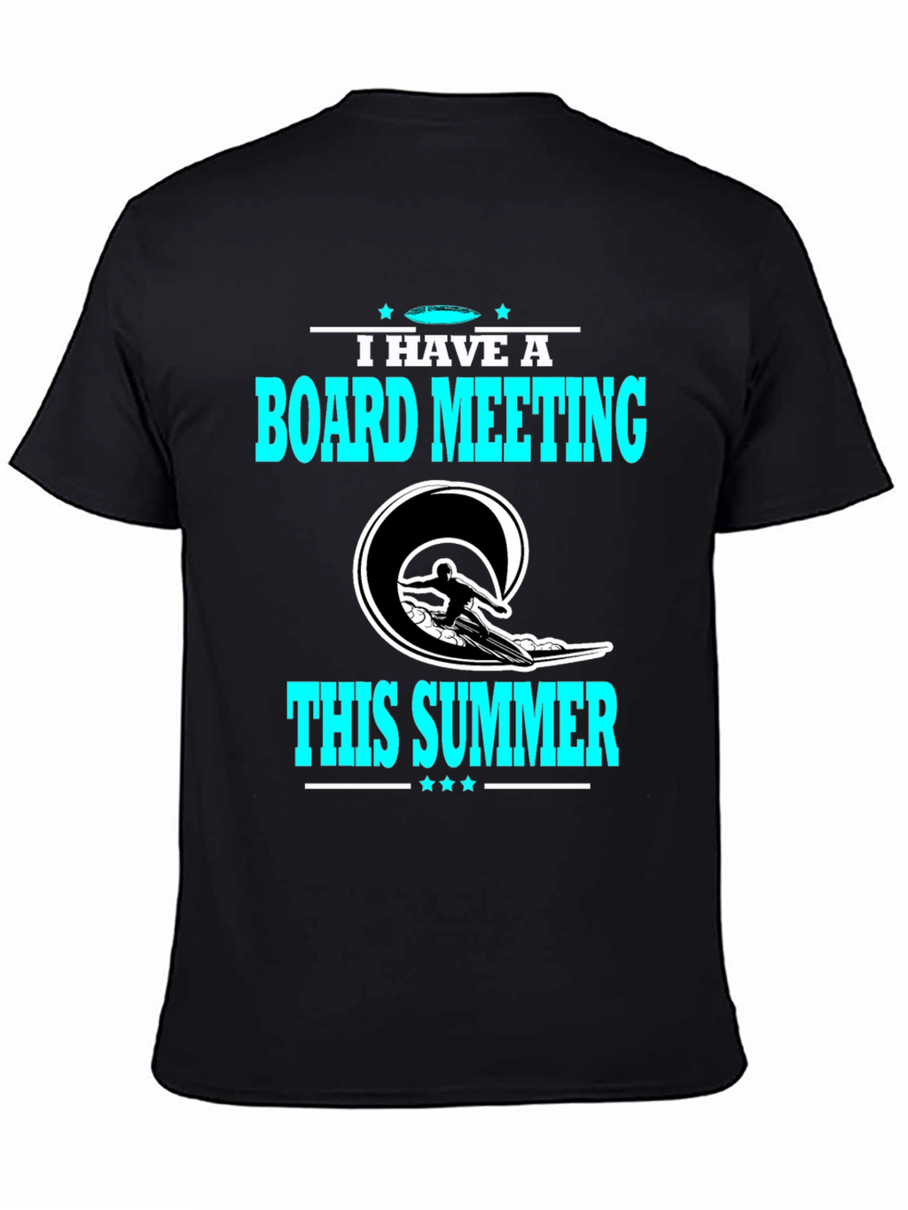 Board Meeting Summer T-Shirt - Surfing Design