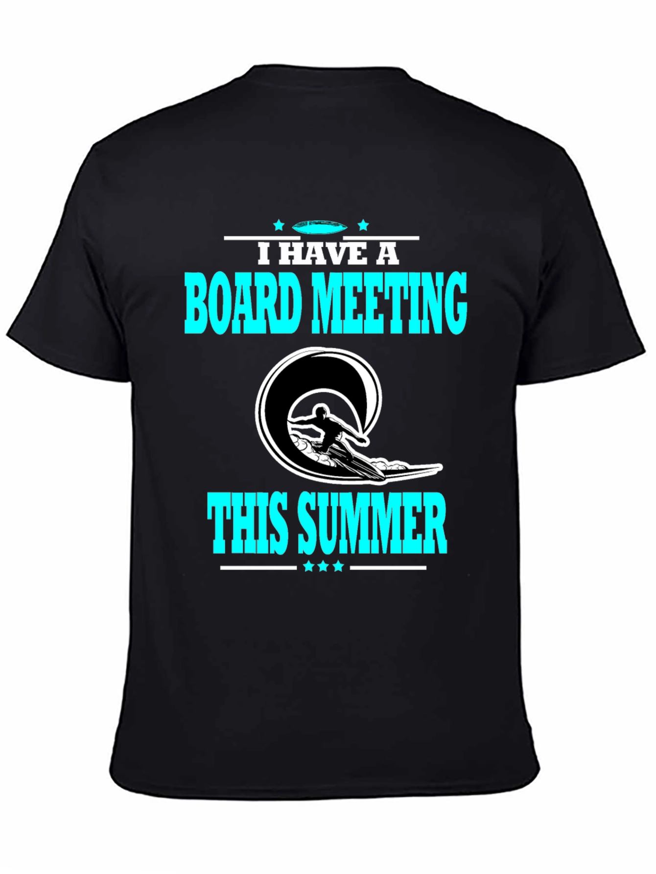 Board Meeting Summer T-Shirt - Surfing Design