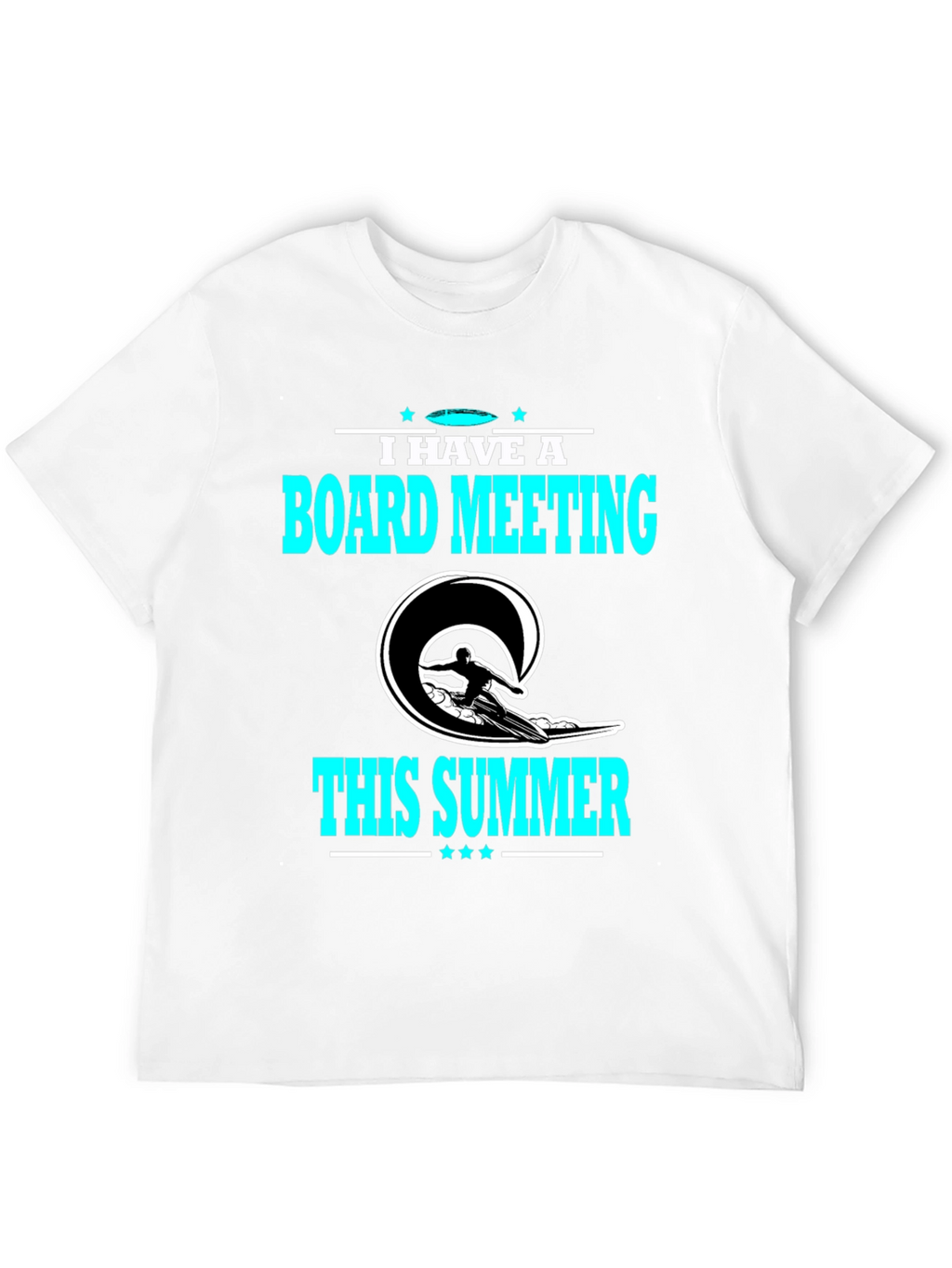 Board Meeting Summer T-Shirt - Surfing Design
