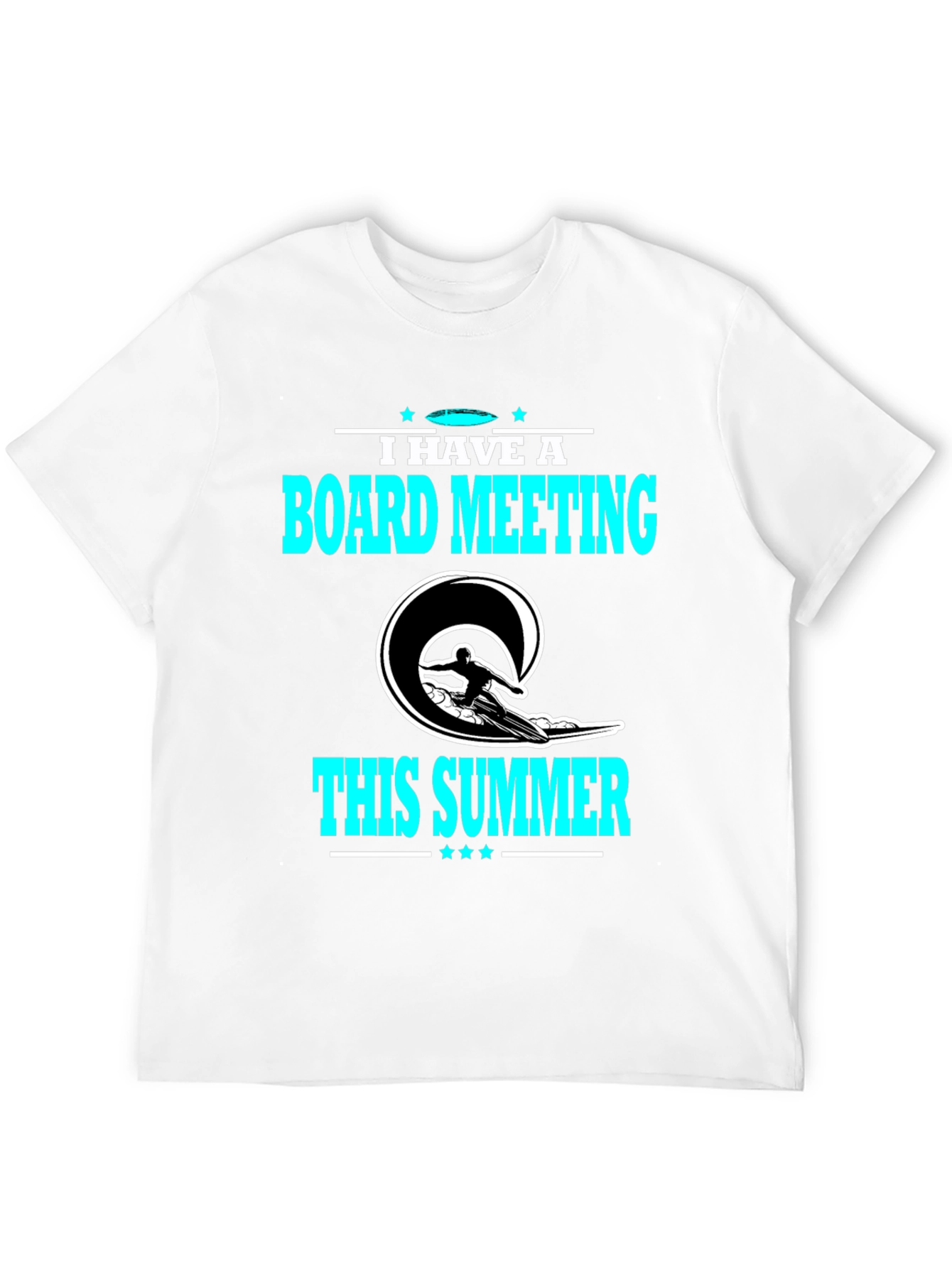 Board Meeting Summer T-Shirt - Surfing Design